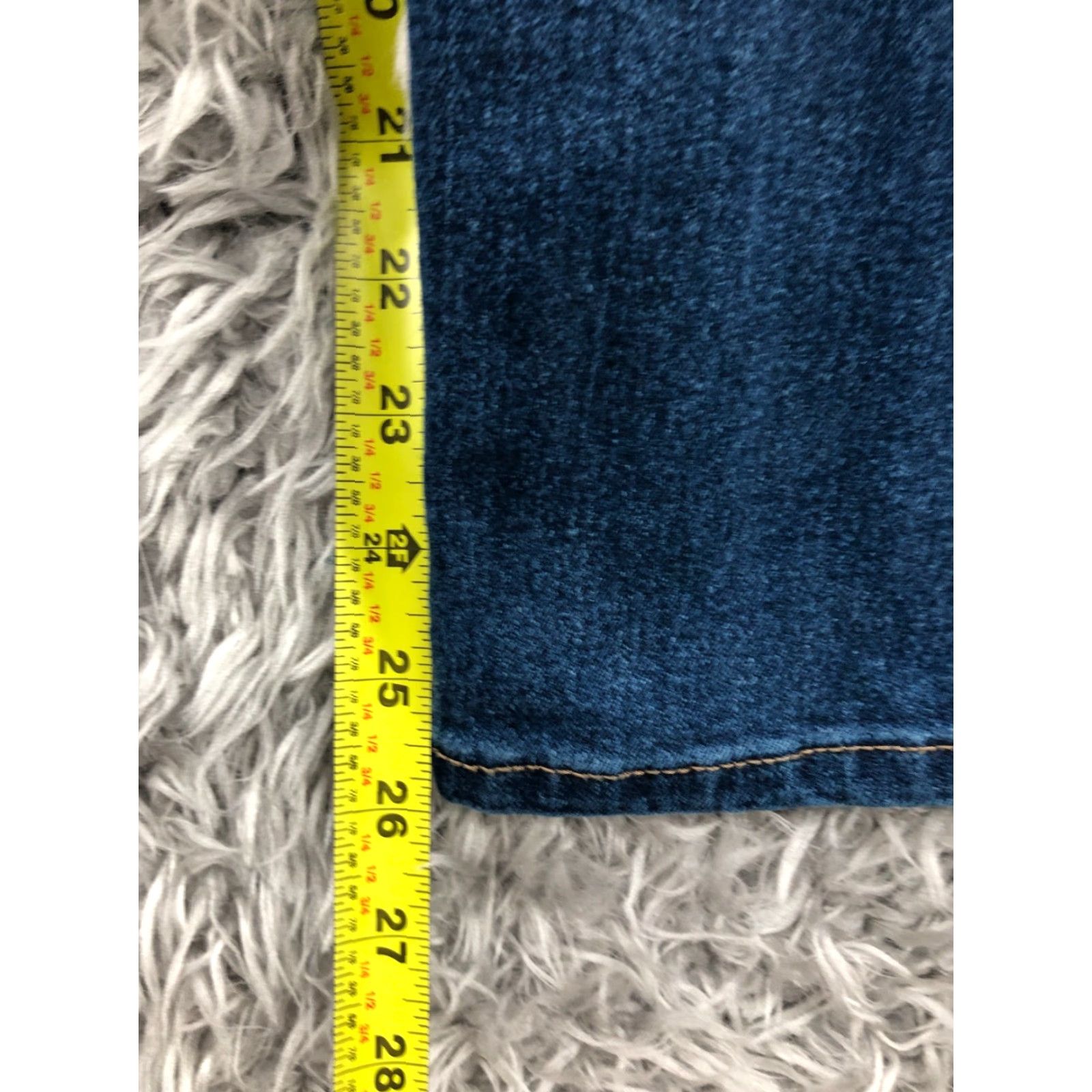 Vintage No Boundaries Jeans Skinny Size 7 Juniors Womens Medium Wash Blue Size 28" / US 6 / IT 42 - 3 Thumbnail