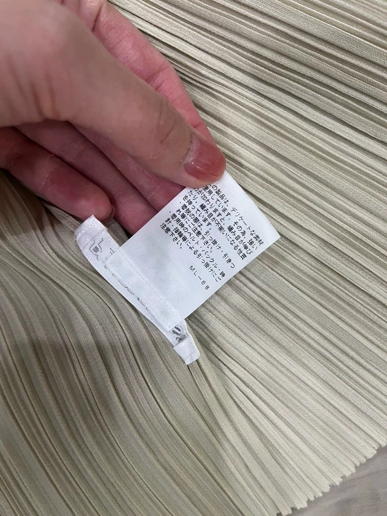 Issey Miyake Issey Miyake size:3 A white pleated cardigan Size XS / US 0-2 / IT 36-38 - 6 Thumbnail