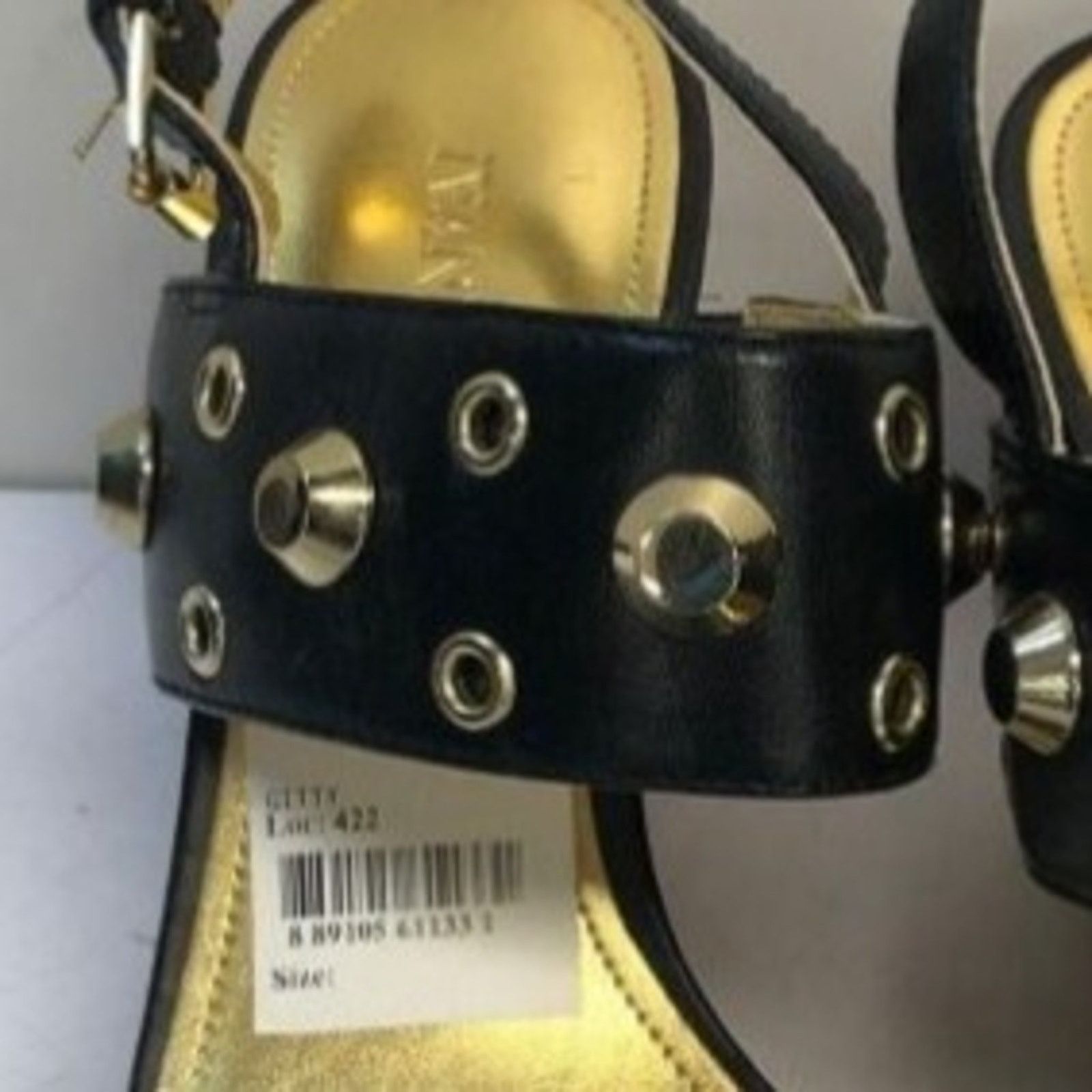& Other Stories Ivanka Trump Black Studed Gitty 1 1/2" Platform Sandals NWT Size US 5 / IT 35 - 4 Thumbnail