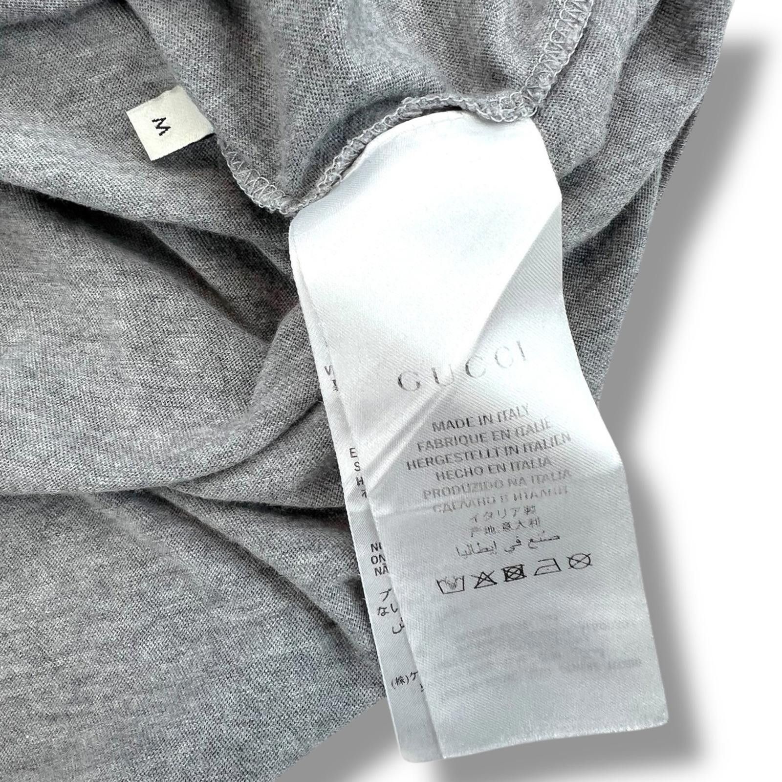 Gucci Gucci Made In Italy Grey T Shirt Size US S / EU 44-46 / 1 - 4 Thumbnail