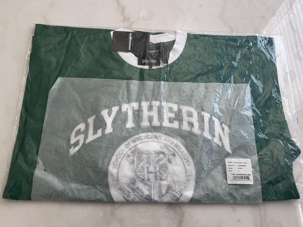 The Hundreds The Hundreds x Harry Potter Slytherin Crest Ringer Tee Large Size US L / EU 52-54 / 3 - 1 Thumbnail