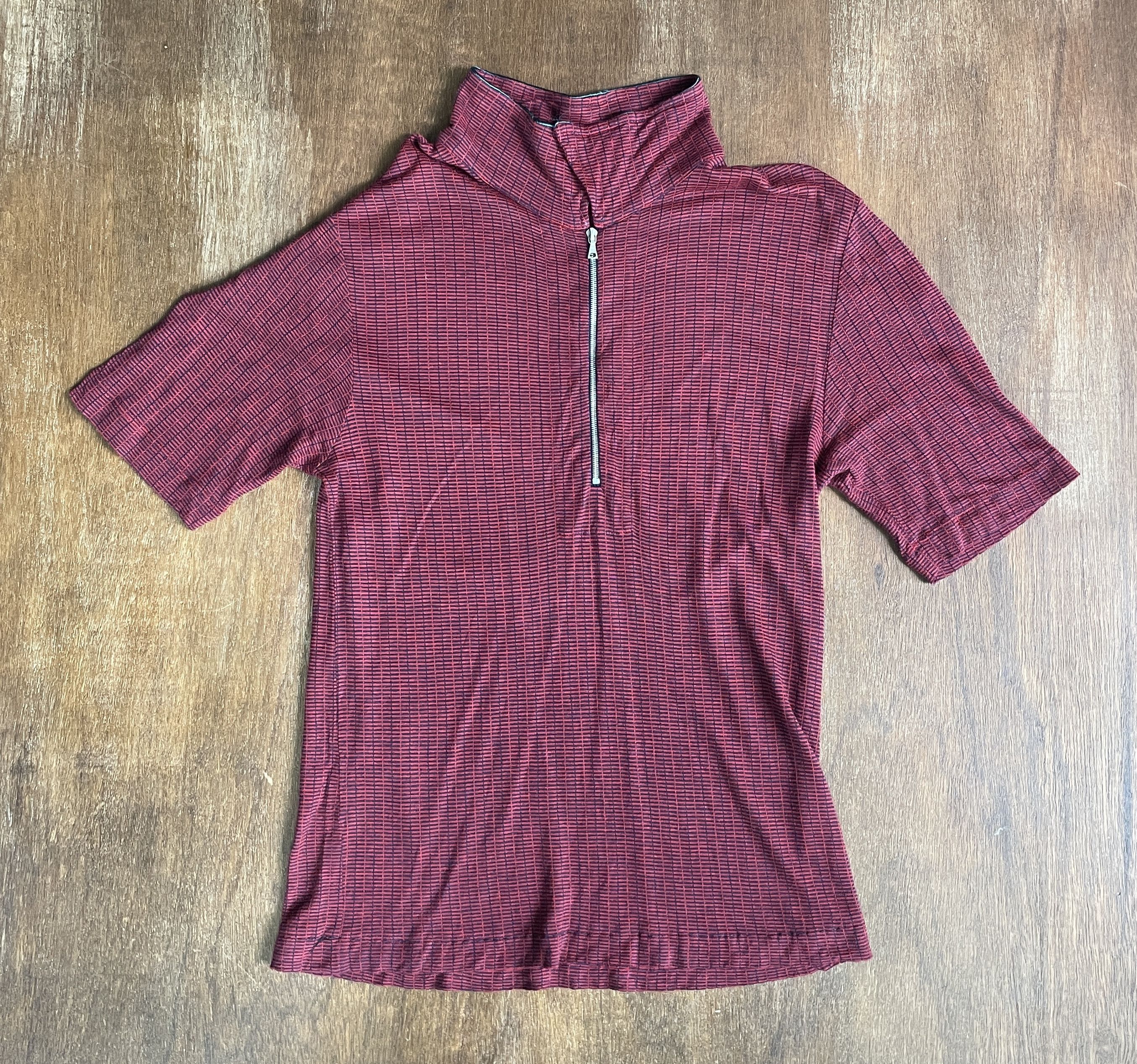 Dries Van Noten DVN Rayon Half Zip Shirt Size US S / EU 44-46 / 1 - 1 Thumbnail