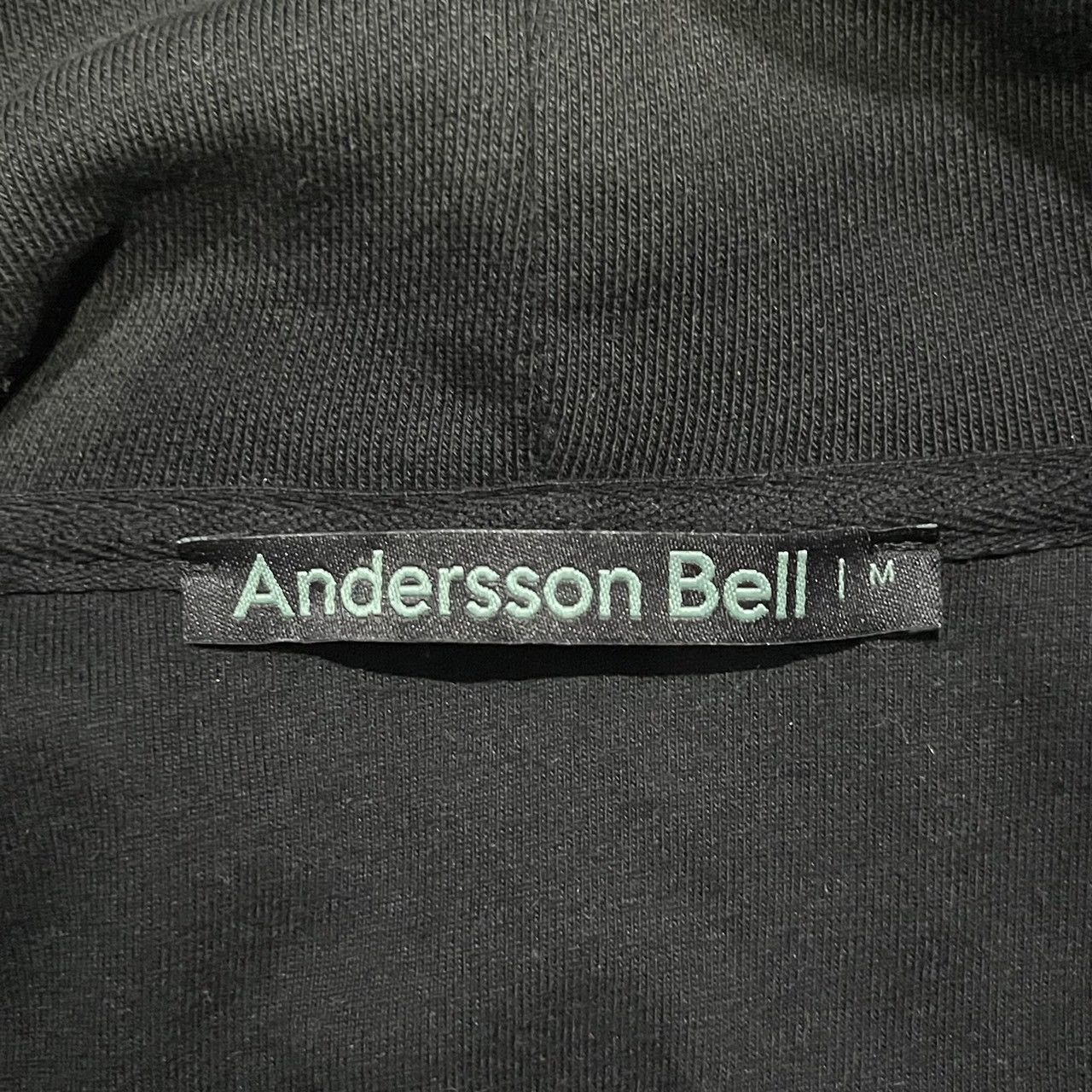 Andersson Bell Andersson Bell Black Fabric Contrast Hoodie Size US M / EU 48-50 / 2 - 11 Thumbnail