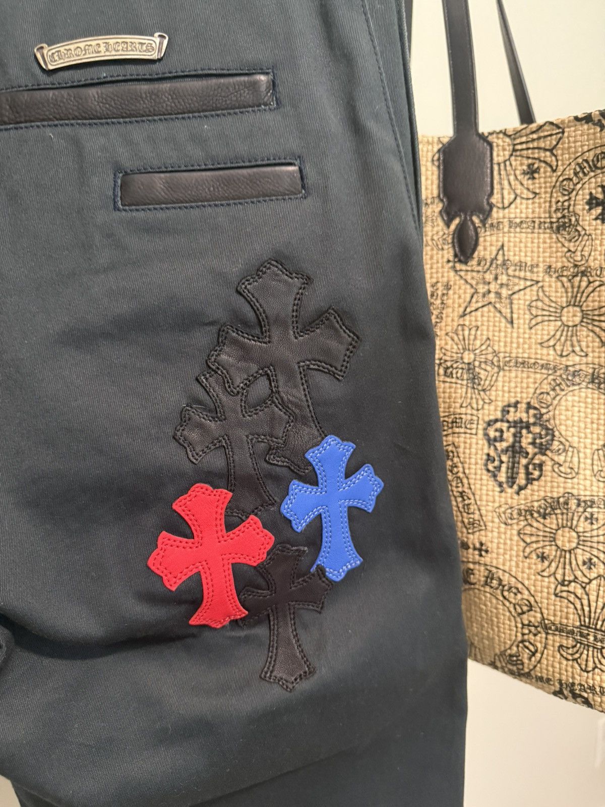 Chrome Hearts Chrome Hearts Spiderman Cross Patch Chinos Size US 34 / EU 50 - 8 Thumbnail