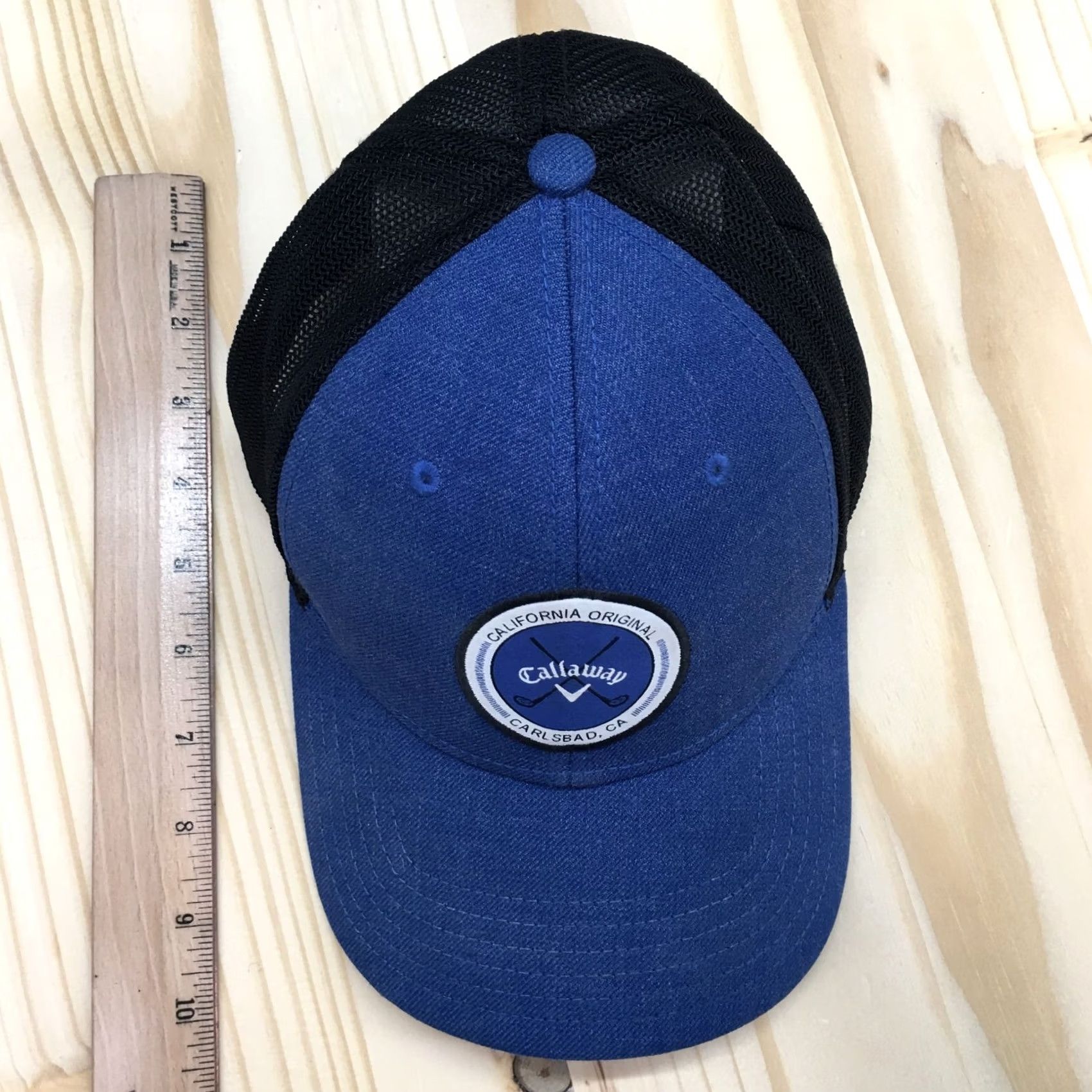 Callaway Callaway Trucker Hats Mens Blue OS Adjustable Curved Brim California Original Size ONE SIZE - 3 Thumbnail