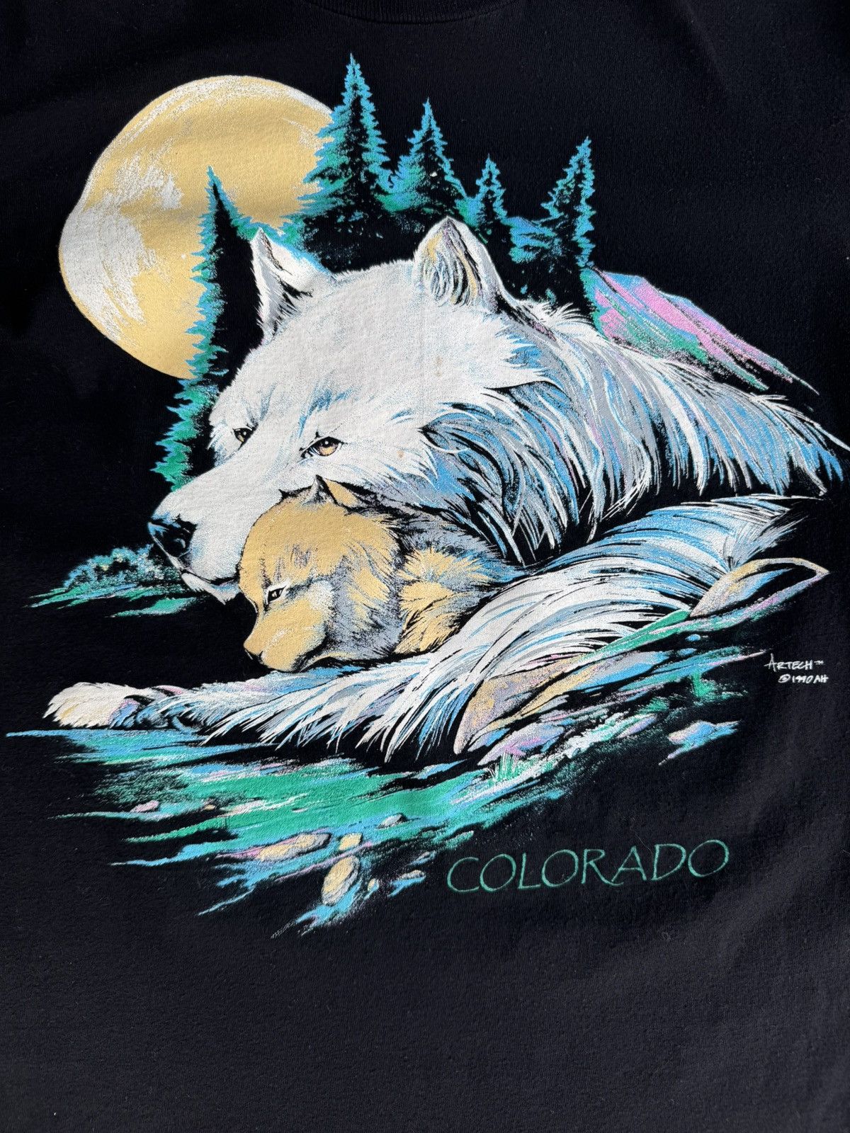 Habitat × Vintage Vintage Wolf Habitat Tee Size US M / EU 48-50 / 2 - 2 Thumbnail