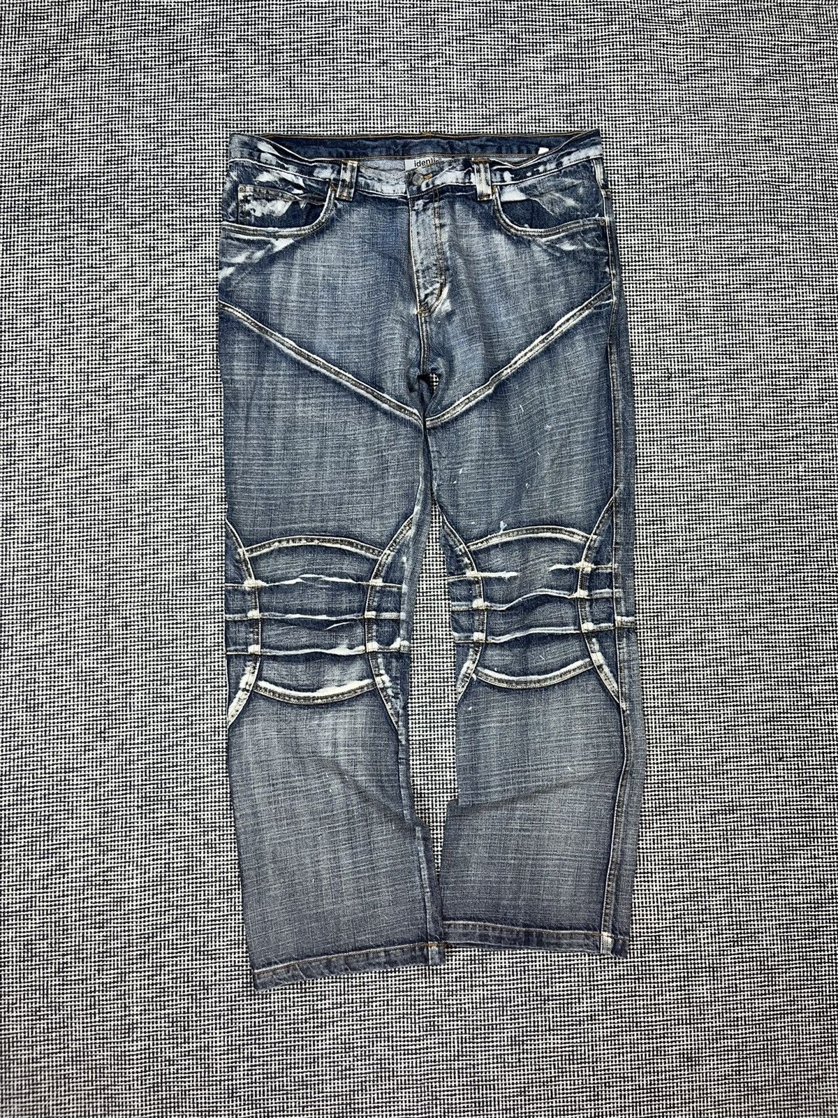 Other sick fade vintage y2k double knee cyber rave baggy jeans Size US 38 / EU 54 - 1 Thumbnail