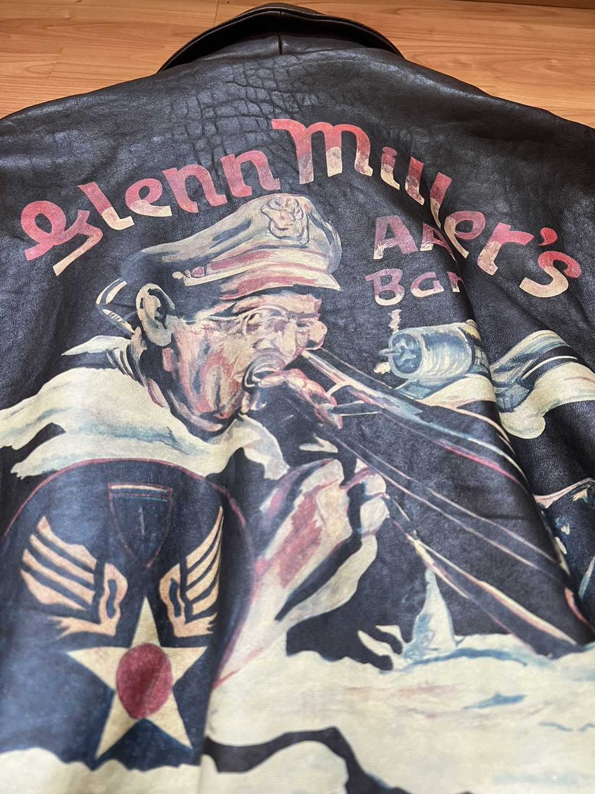 Avirex Avirex Flight Jacket Leather Glenn Miller’s Design Vintage Size US L / EU 52-54 / 3 - 6 Thumbnail