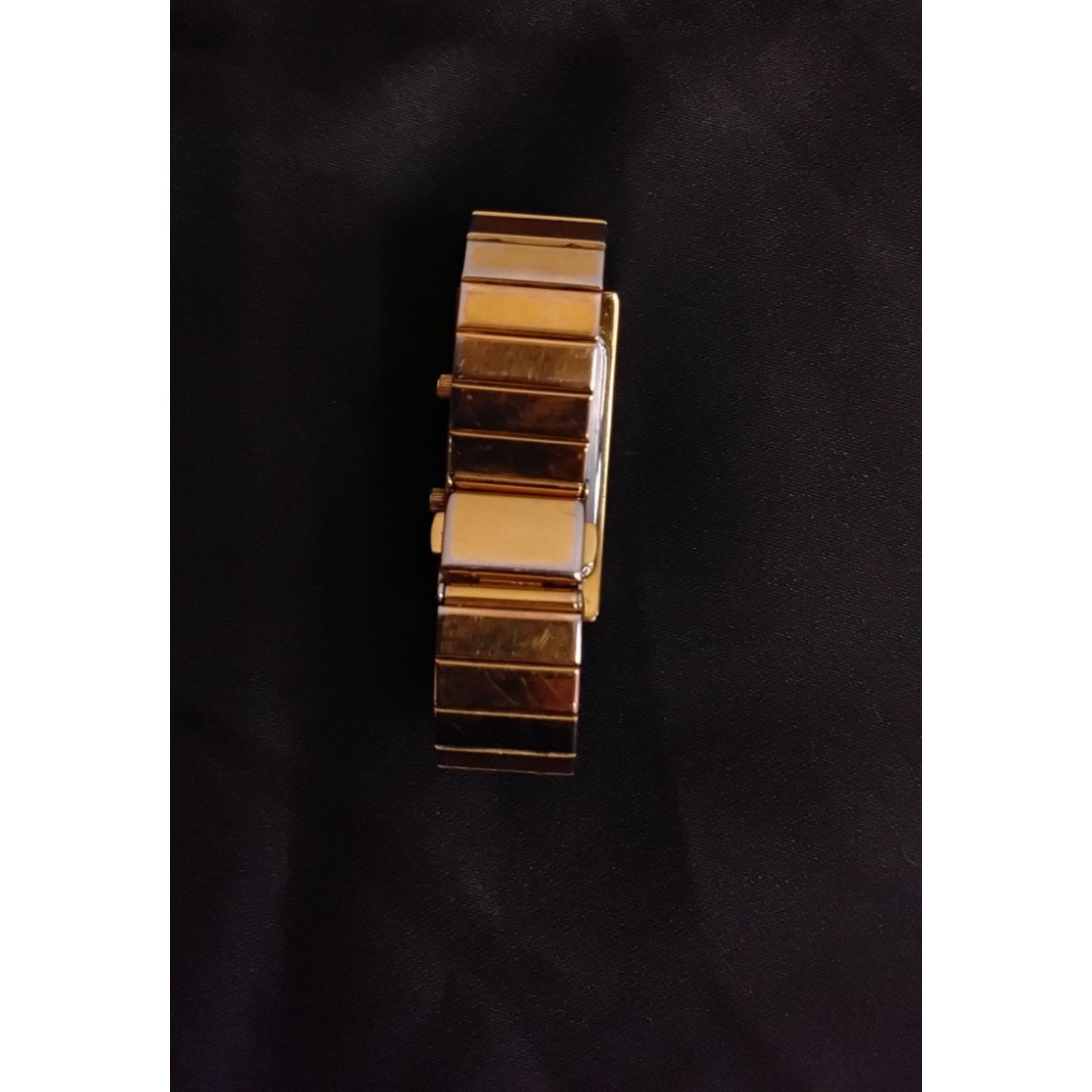 Other Avalon Dual Time Zone Watch Ladies Rectangular Face Gold Size ONE SIZE - 5 Thumbnail