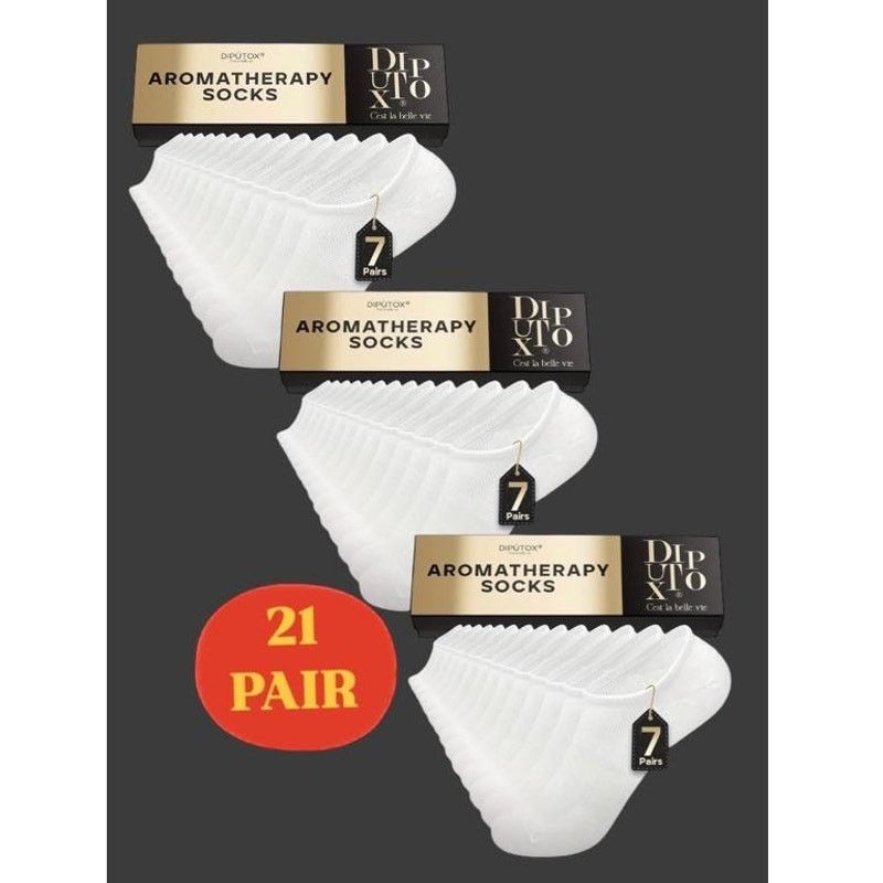 Other 21 Pair White Ankle Short Crew Socks Unisex Sizes 7-14 Size ONE SIZE - 5 Thumbnail
