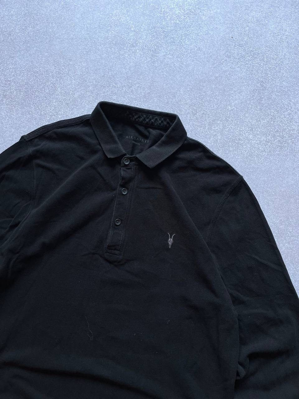Allsaints × Vintage Vintage Allsaints Longsleeve Rugby Shirt Y2K M Size US M / EU 48-50 / 2 - 3 Thumbnail