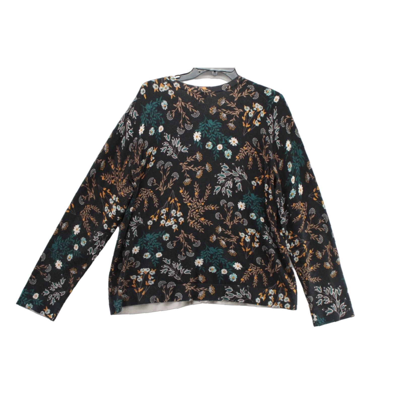Charter Club Charter Club Cardigan Women's XXL Floral Rhinestones Long Sleeve Button Up Size XXL / US 16-18 / IT 52-54 - 1 Thumbnail