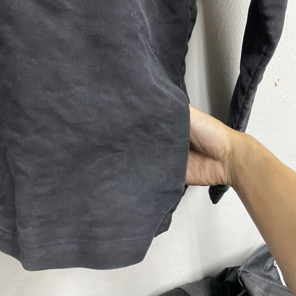 A.P.C. Vintage A.P.C. Suede Cotton Plain Zipper Hoodie Size US S / EU 44-46 / 1 - 11 Thumbnail