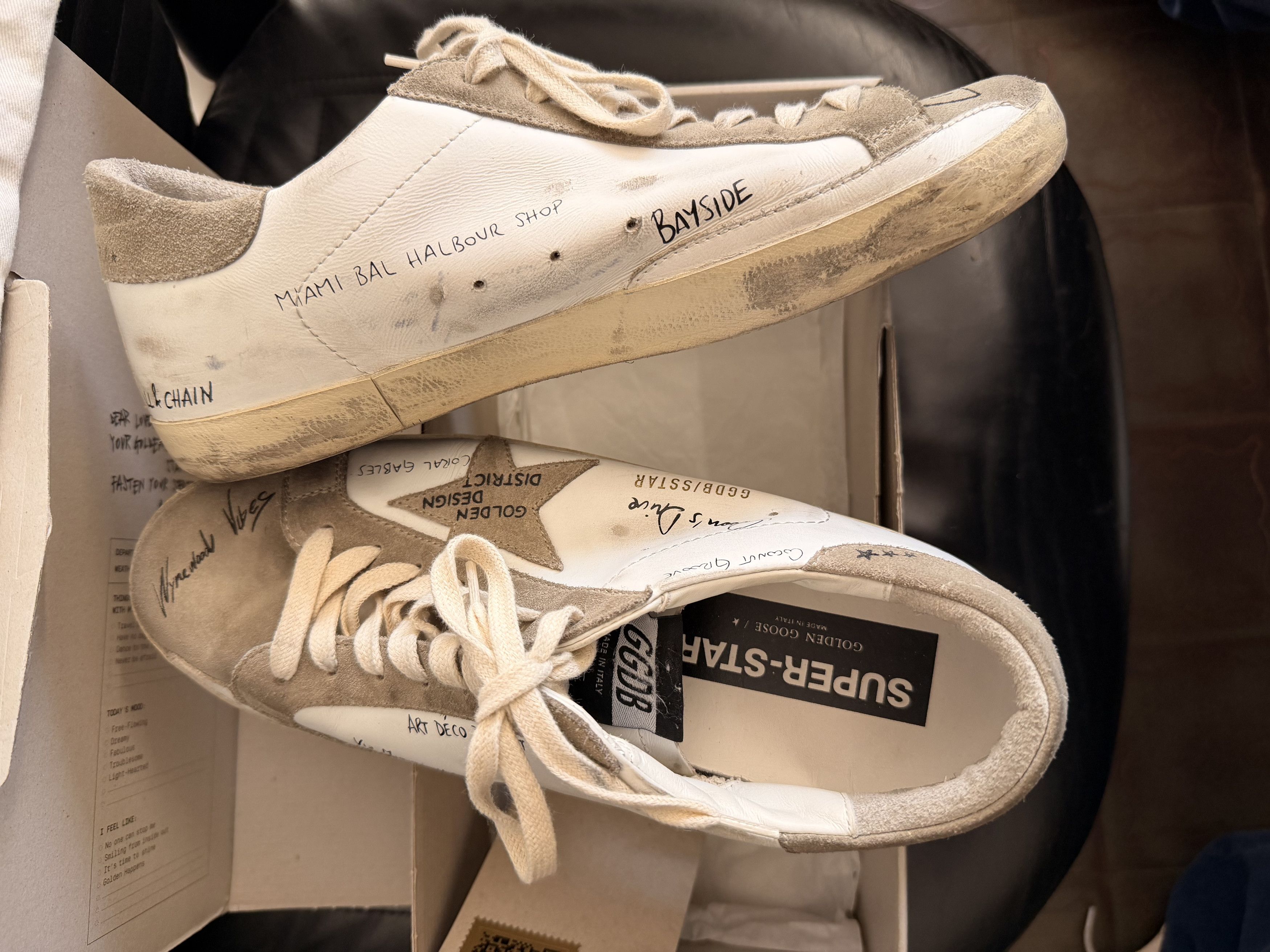 Golden Goose GOLDEN GOOSE SUPER STAR MIAMI JOURNEY Limited Edition Size US 10 / EU 43 - 12 Thumbnail