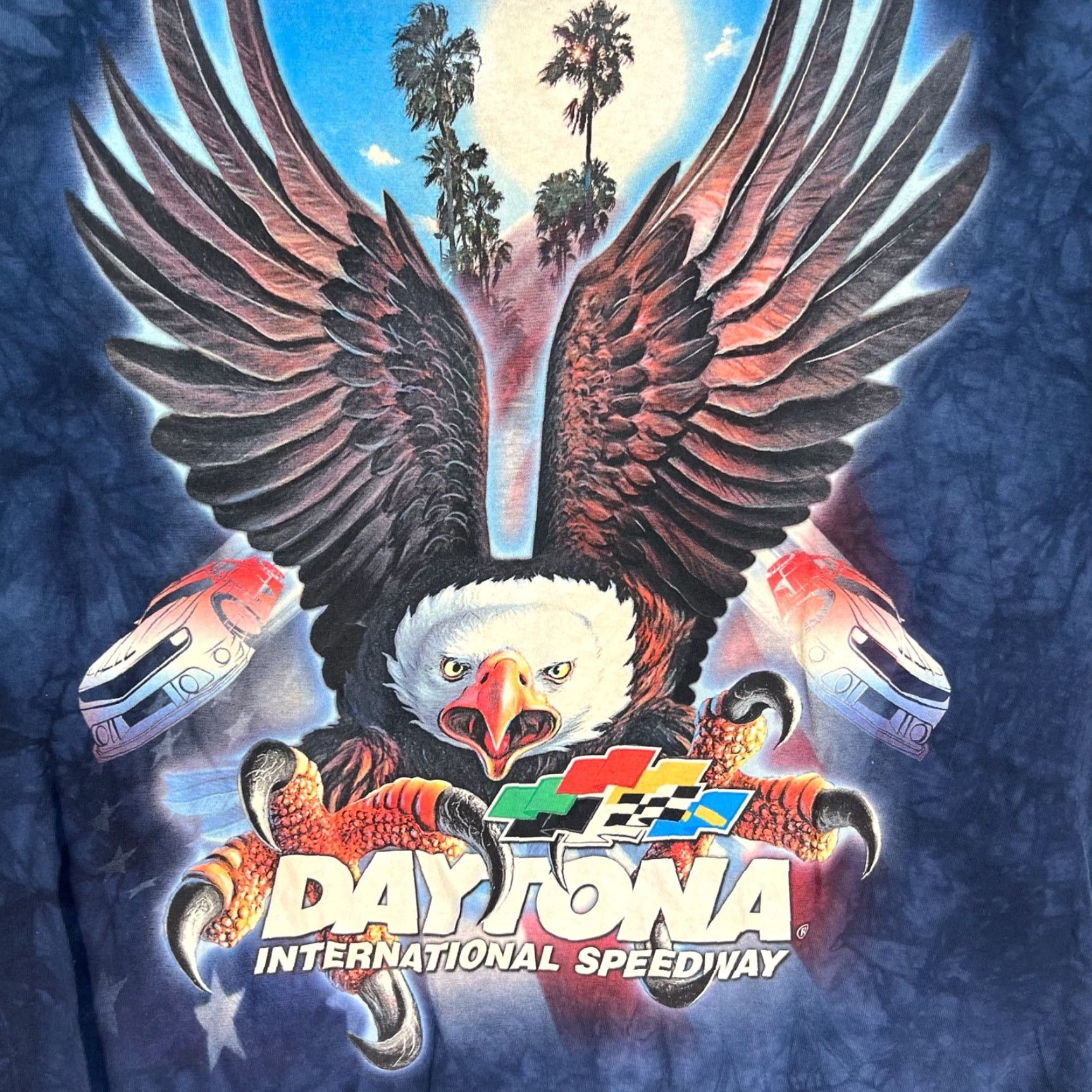 The Mountain Daytona International Speedway AOP NASCAR Race Shirt Adult 2XL Blue The Mountain Mens Size US XXL / EU 58 / 5 - 2 Thumbnail