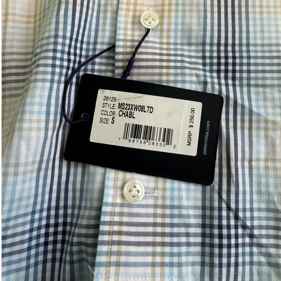 Peter Millar NWT Peter Millar Devon Button Down Shirt Channel Blue Size US S / EU 44-46 / 1 - 5 Thumbnail