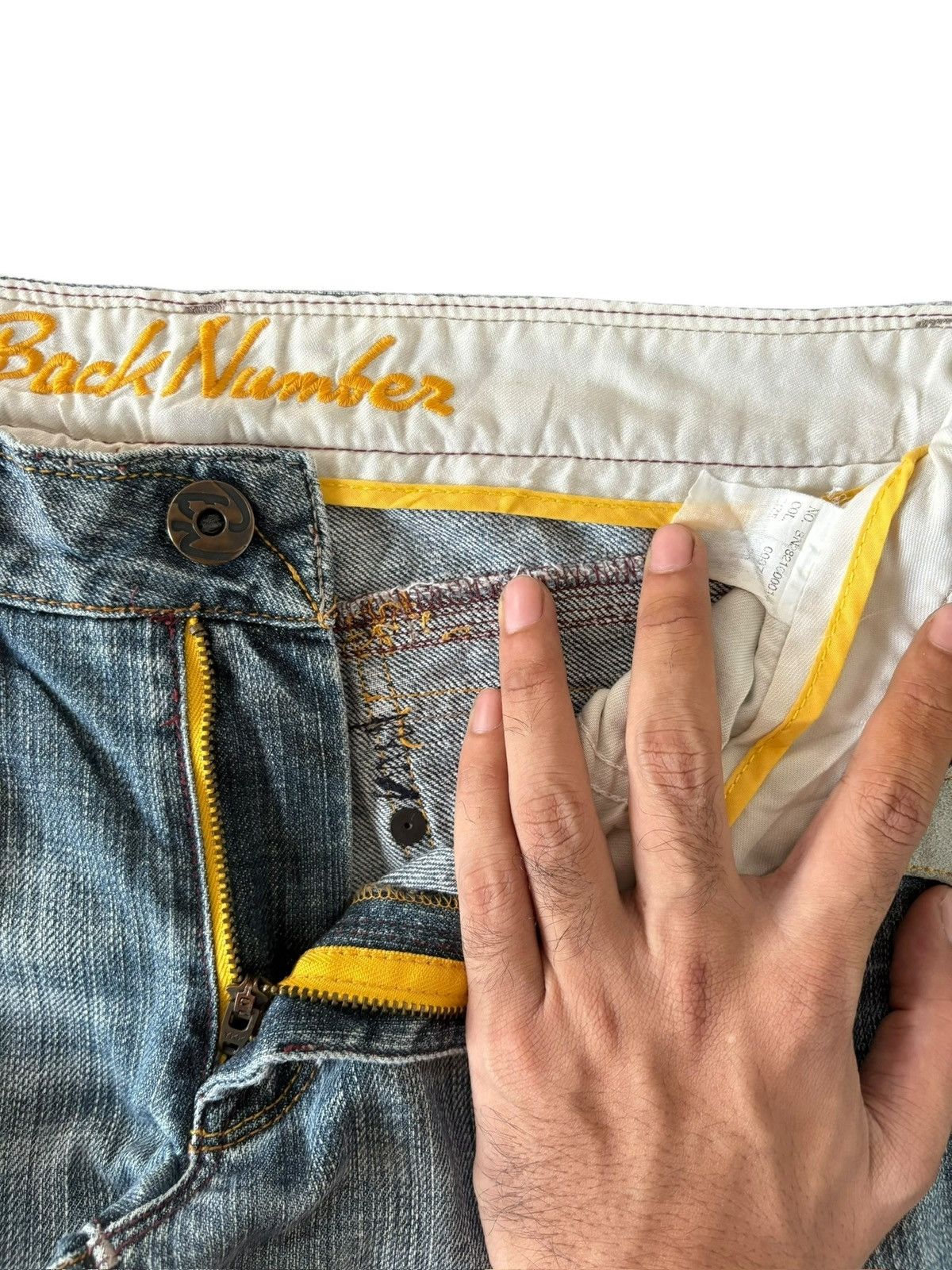 Diesel Vintage Japanese Brand Faded Distress Low Rise Flare Jeans Size 30" / US 8 / IT 44 - 5 Thumbnail
