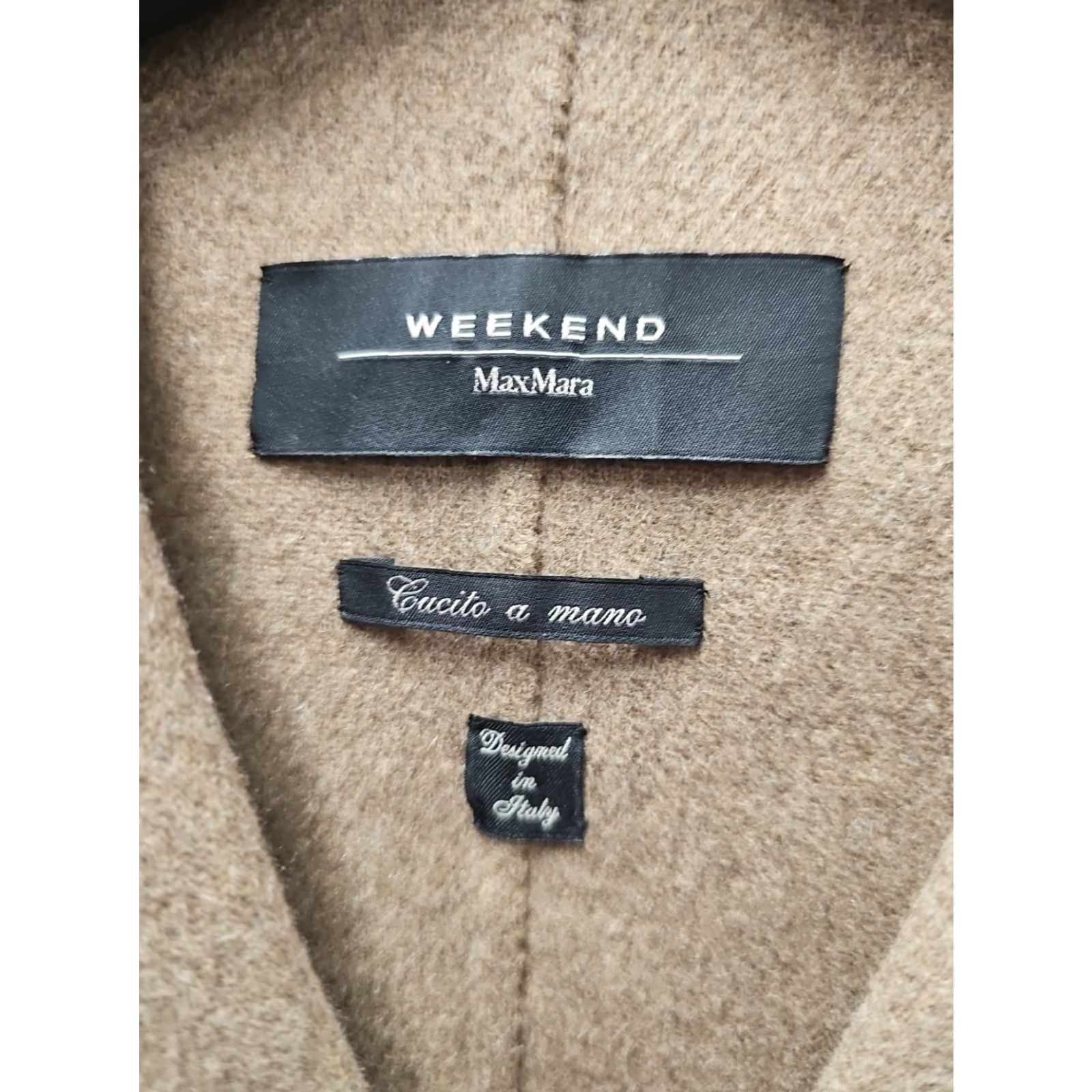 Max Mara WEEKEND MAX MARA Blazer Women’s Size US 2 Blazer Sand Linen Canvas Wool Blend Lightweight Regular Office/Workwear 2 Womens Size XS / US 0-2 / IT 36-38 - 2 Thumbnail
