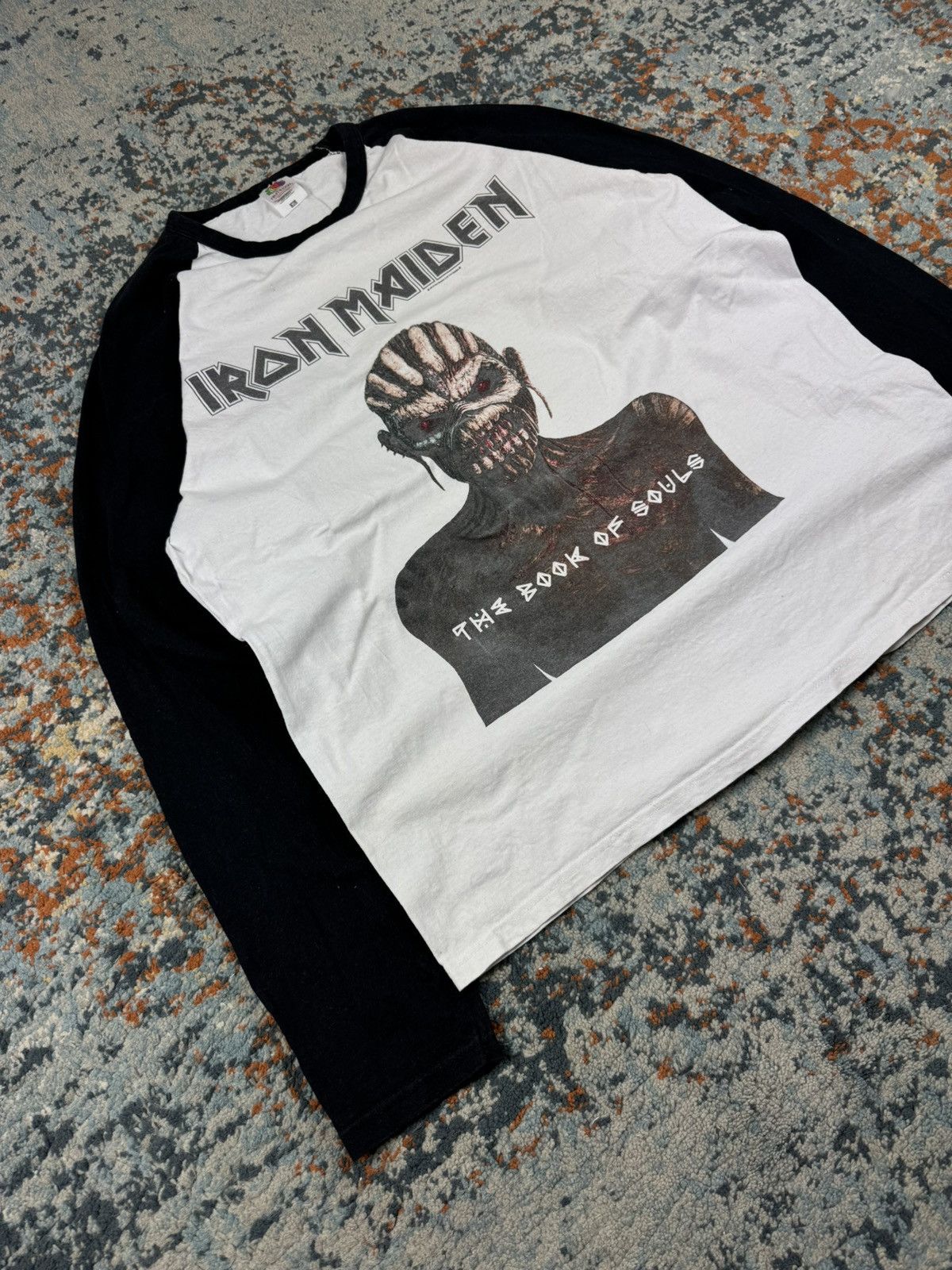 Band Tees Vintage 00s Iron Maiden the book of souls long sleeve tee Size US XL / EU 56 / 4 - 3 Thumbnail