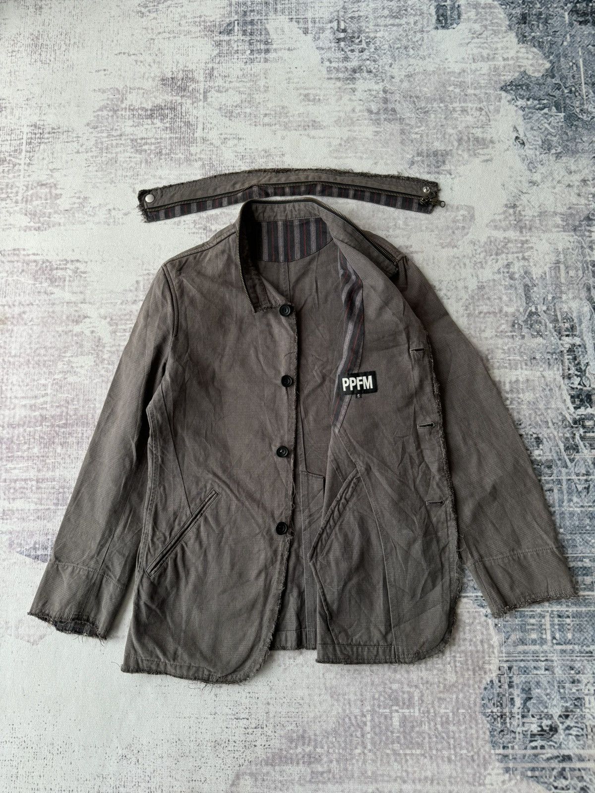 PPFM Vintage PPFM Punk Riot Goa Button Small Parts Denim Jacket Size US S / EU 44-46 / 1 - 7 Thumbnail