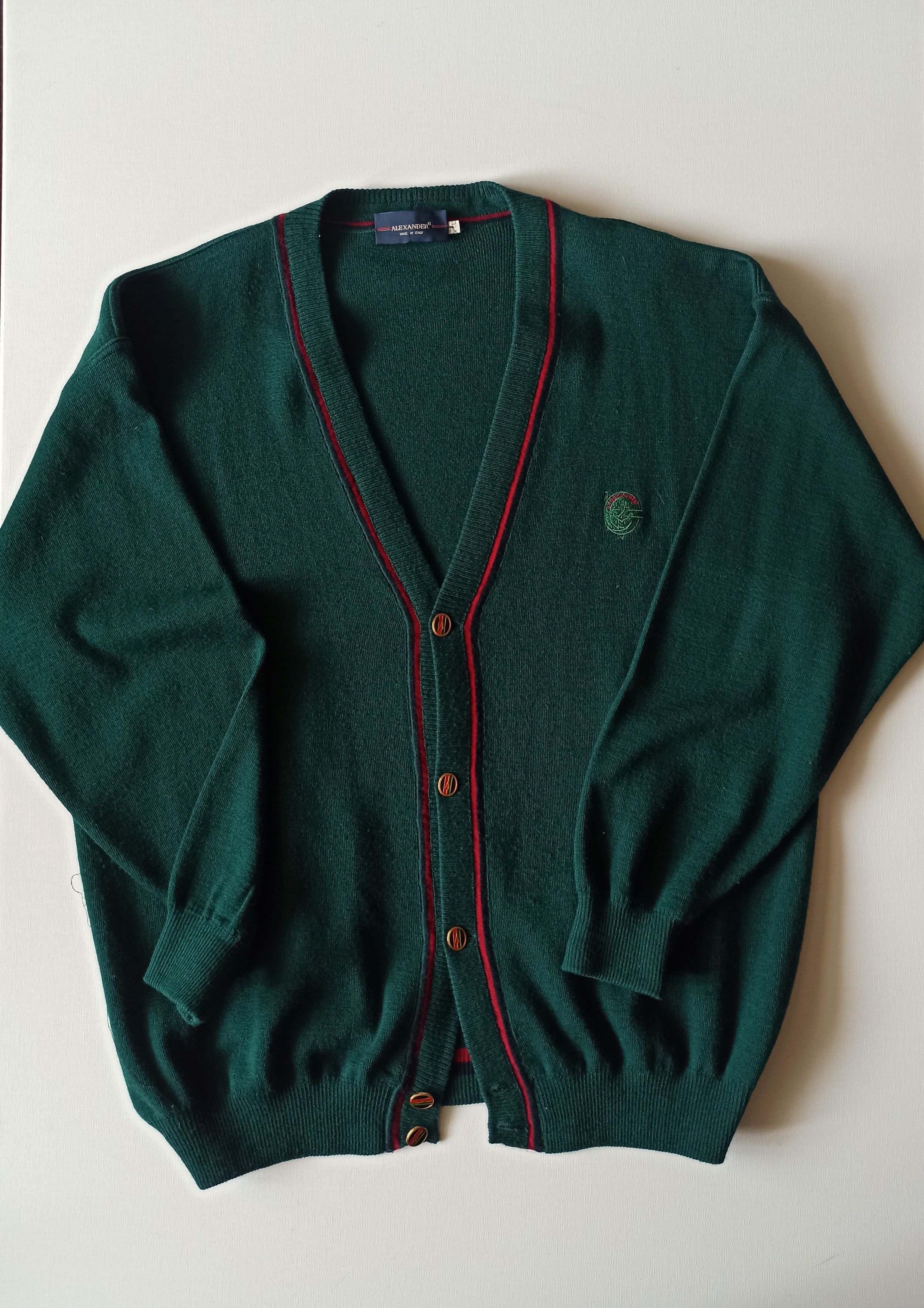 Vintage Vintage italian wool cardigan, size XXL Size US XXL / EU 58 / 5 - 1 Thumbnail