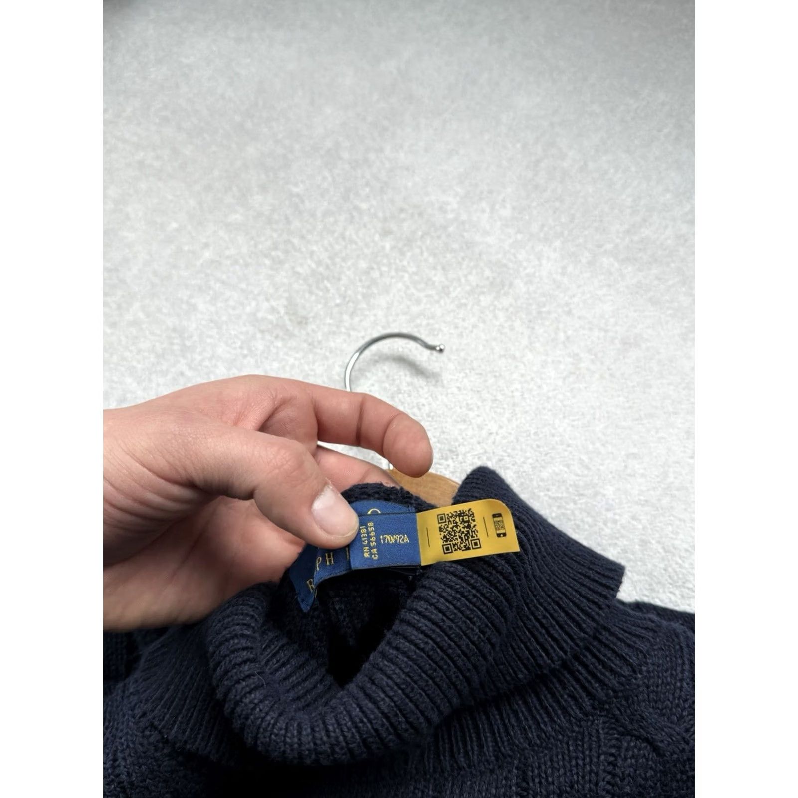 Polo Ralph Lauren Polo Ralph Lauren Sweater Turtleneck Blue Mens Pullover Knitted Old Money Size S Size US S / EU 44-46 / 1 - 6 Thumbnail