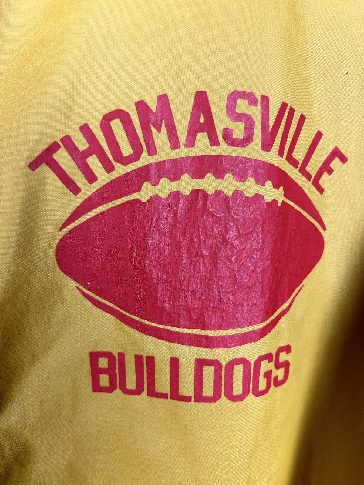 Vintage 70s Collegiate Pacific Thomasville Bulldogs 1974 Champs L Size US L / EU 52-54 / 3 - 3 Thumbnail