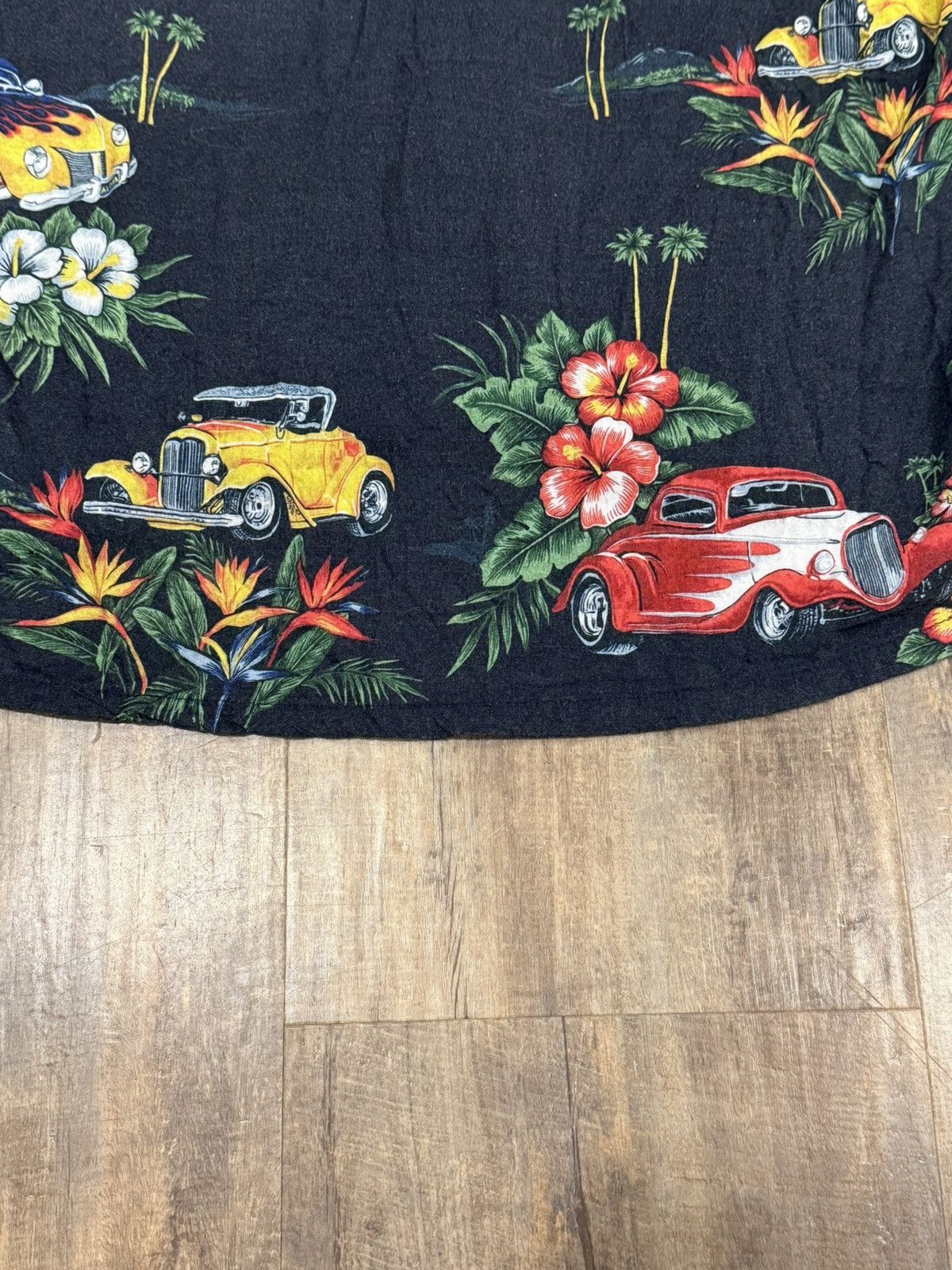 Rhude RARE Rhude Hot Rod Hawaiian Girl Logo Button Up Shirt Cars Size US M / EU 48-50 / 2 - 12 Thumbnail