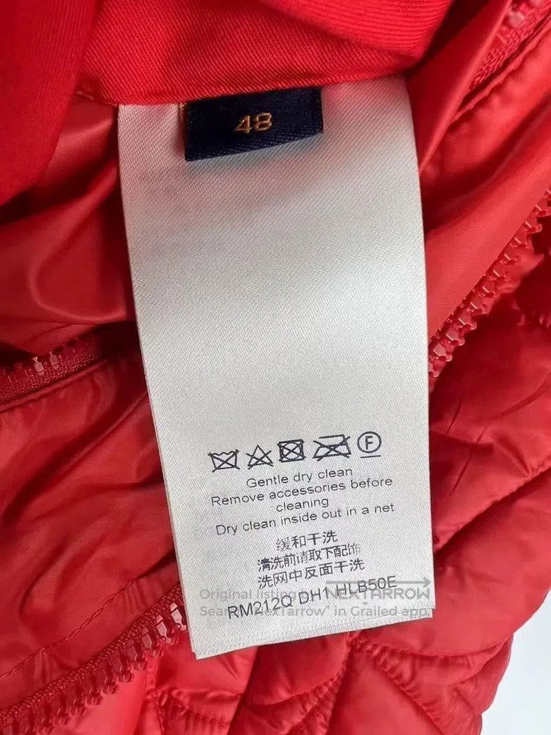 Louis Vuitton Red Louis Vuitton Quilted Hooded Jacket. Size US L / EU 52-54 / 3 - 5 Thumbnail