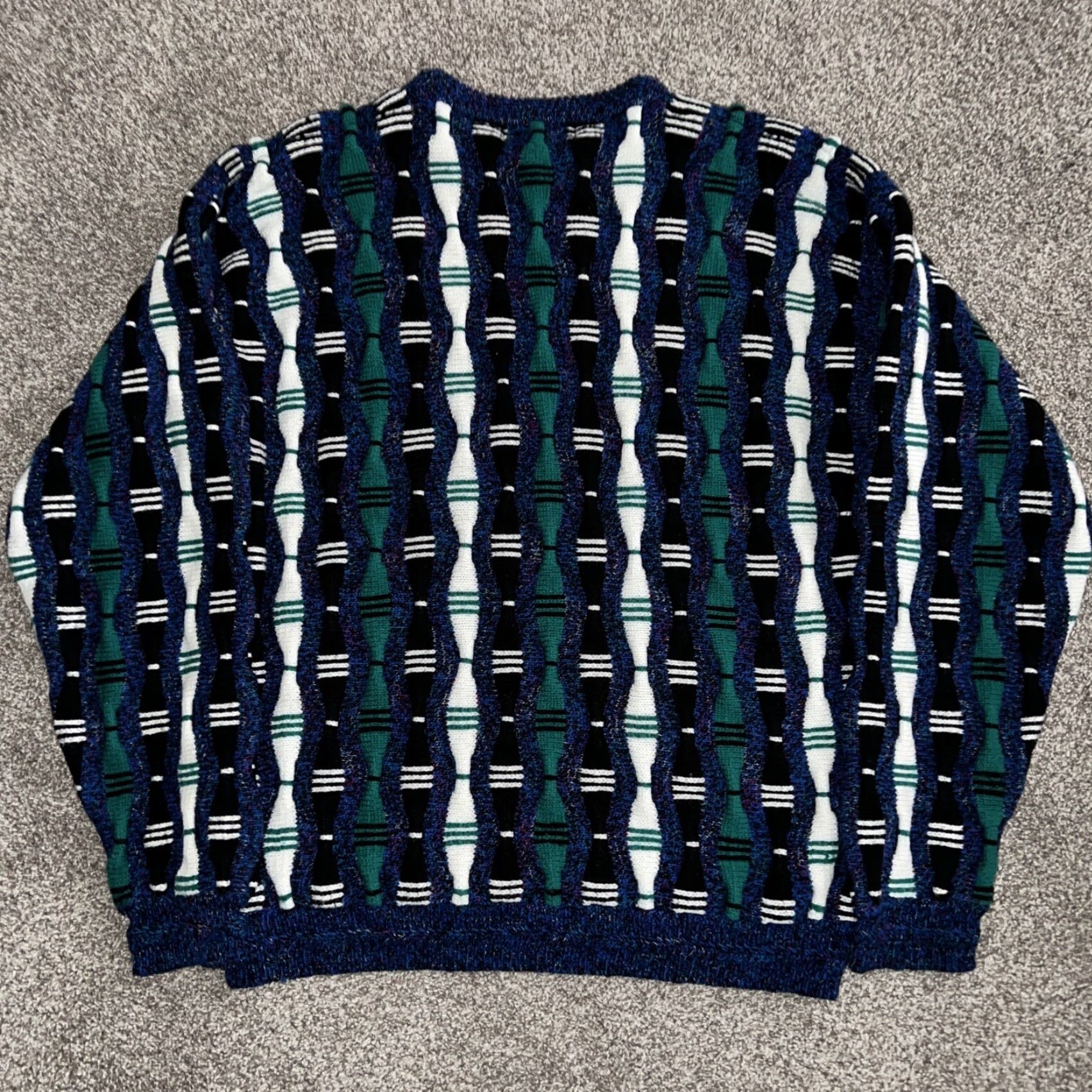 Vintage VINTAGE Empressions International Acrylic Sweater Mens XL Blue Pullover Men XL Size US XL / EU 56 / 4 - 4 Thumbnail