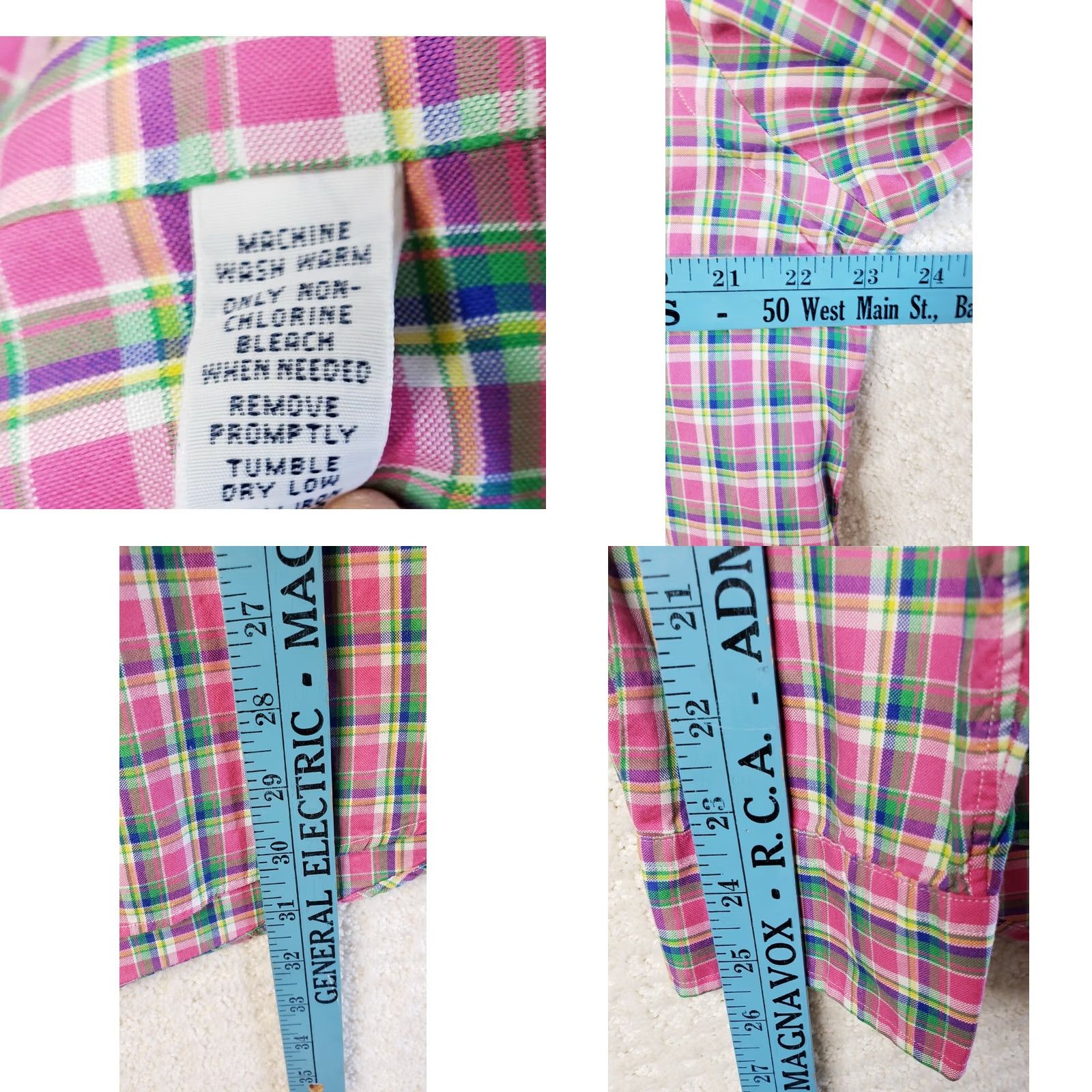 Polo Ralph Lauren Ralph Lauren Shirt Button-Up Multicolor Plaid Long Sleeve L Men’s Size US L / EU 52-54 / 3 - 8 Thumbnail