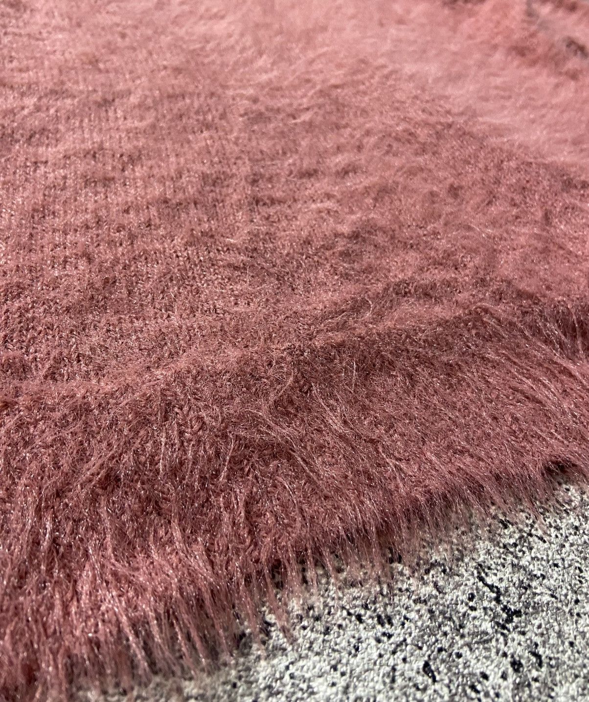 Aran Isles Knitwear × Homespun Knitwear × Japanese Brand Khalita mohair fur shaggy knitwear Size L / US 10 / IT 46 - 10 Thumbnail