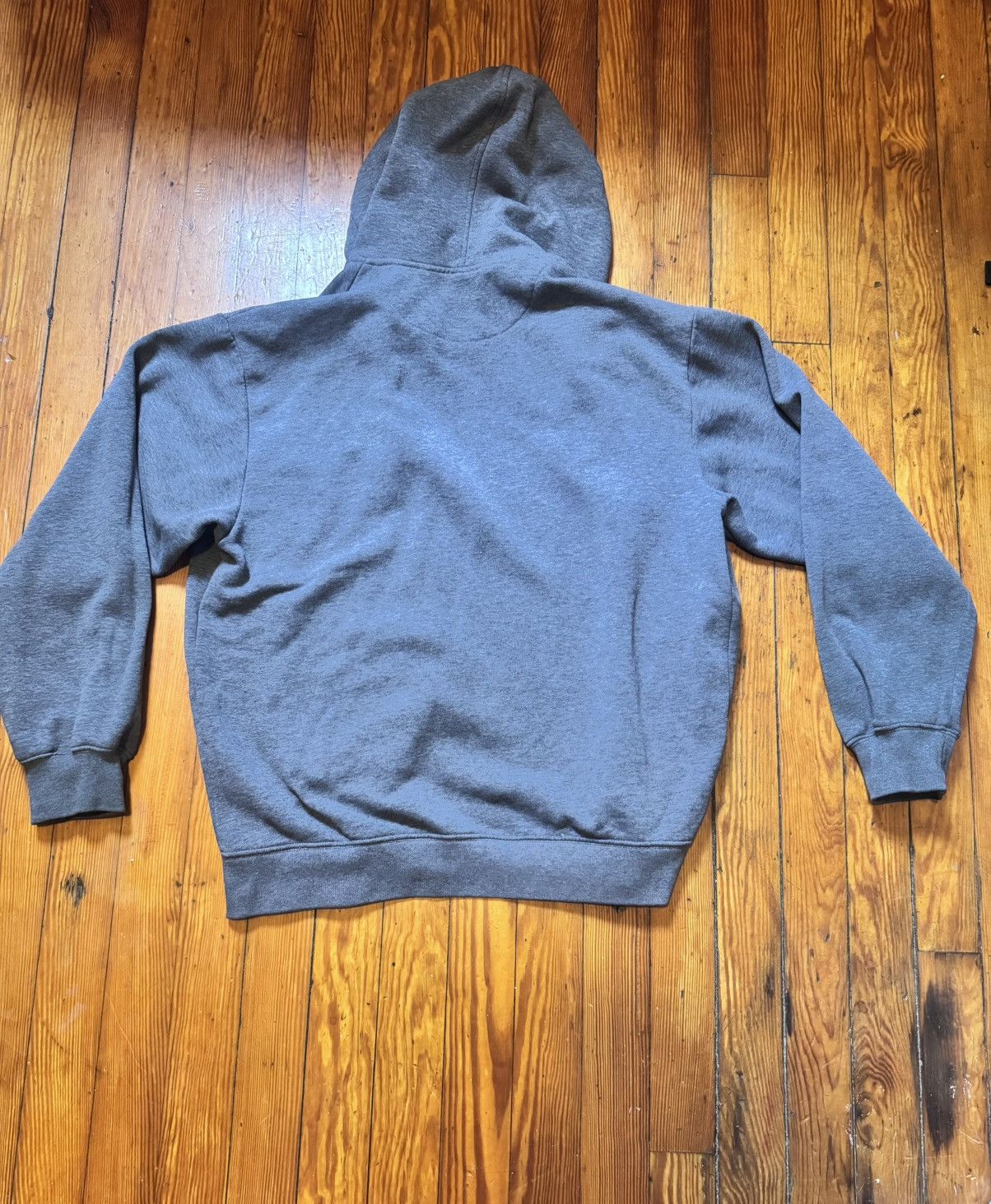 Vintage Grey vintage Nike zip up Size US M / EU 48-50 / 2 - 2 Thumbnail