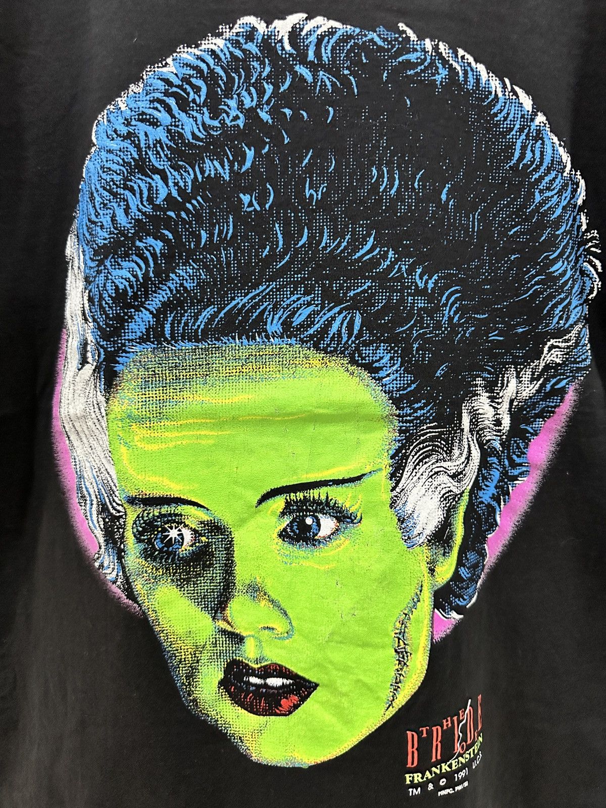 Expert Horror vintage 1991 THE BRIDE OF FRANKENSTEIN film promo t-shirts Size US L / EU 52-54 / 3 - 3 Thumbnail
