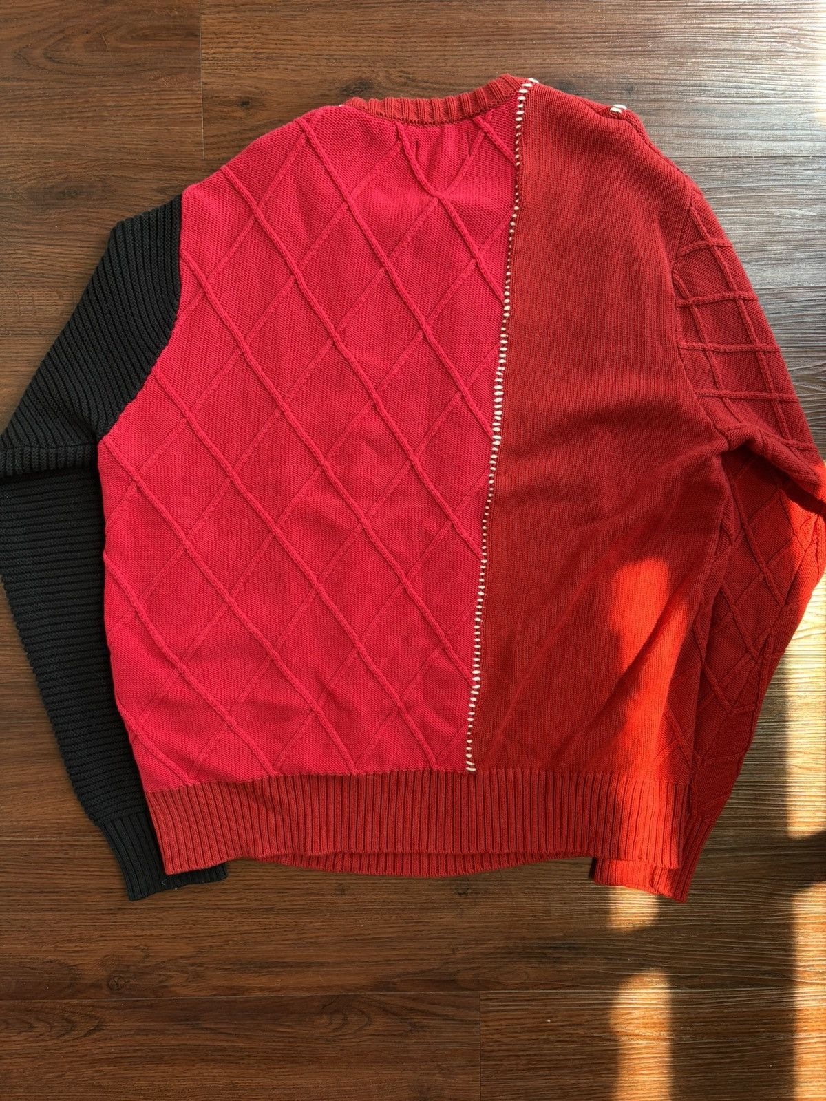 Stussy Stussy Patchwork Sweater ‘Rose’ Size US M / EU 48-50 / 2 - 5 Thumbnail