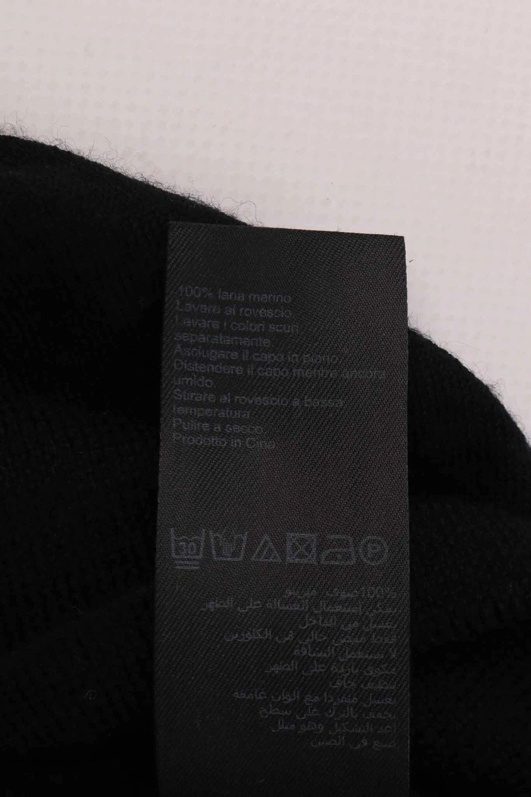 Allsaints AllSaints Mode Merino Long Sleeve Polo Shirt Black Size US M / EU 48-50 / 2 - 7 Thumbnail