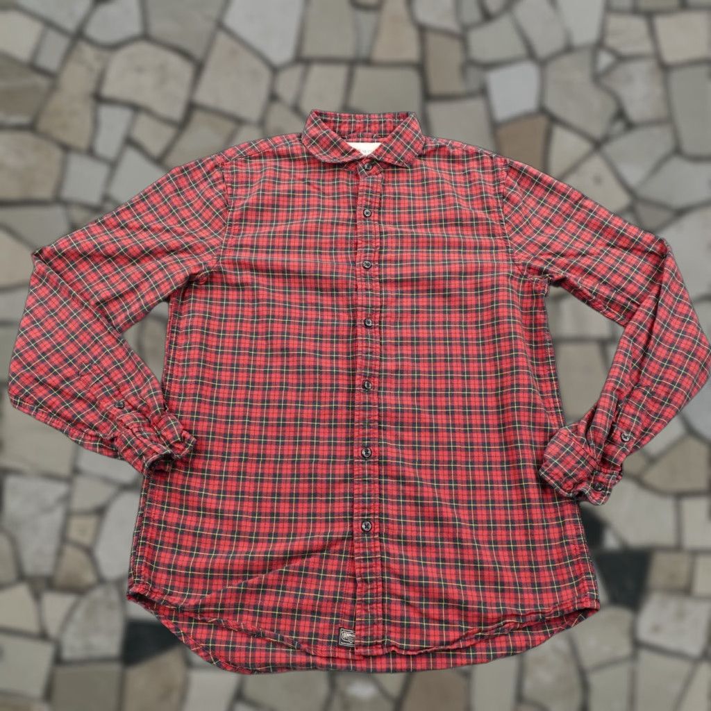 Ralph Lauren VINTAGE? (No) Denim & Supply Ralph Lauren Shirt Mens Medium Red Plaid Woven Cotton Button-Up Size US M / EU 48-50 / 2 - 1 Thumbnail
