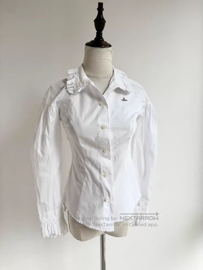 Vivienne Westwood Vivienne Westwood White ruffled shirt Size S / US 4 / IT 40 - 2 Thumbnail