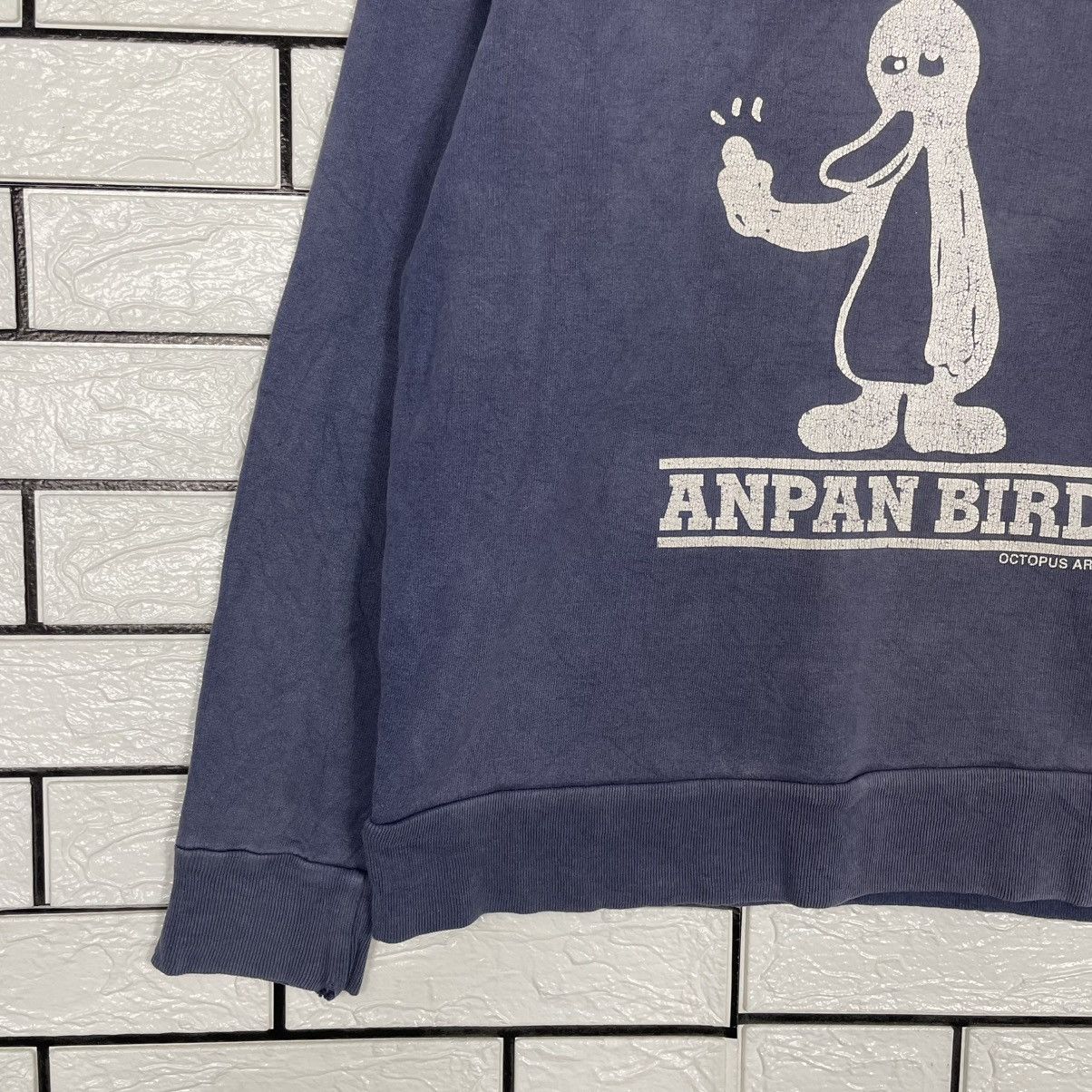 Japanese Brand Vintage 90s Octopus Army Anpan Bird Sweatshirt Size US S / EU 44-46 / 1 - 3 Thumbnail