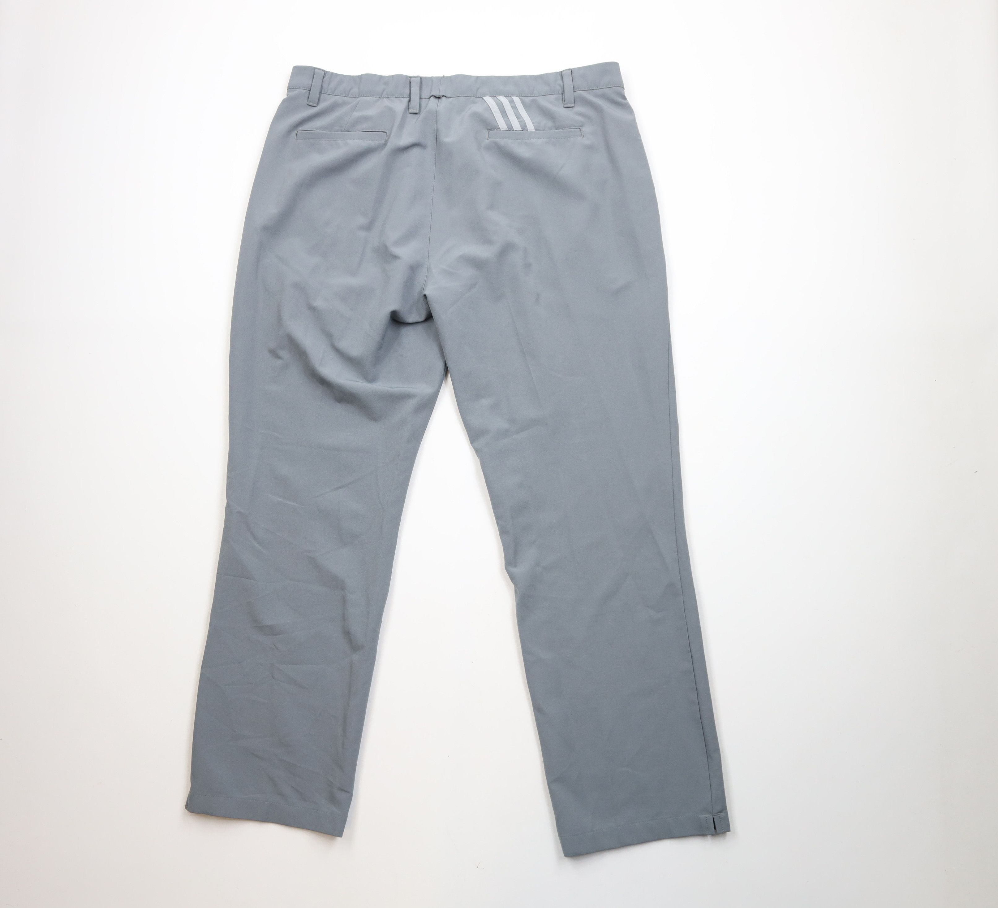 Adidas × Vintage Vintage Y2K Adidas Golf Stretch Wide Leg Chino Pants Gray Size US 40 / EU 56 - 8 Thumbnail