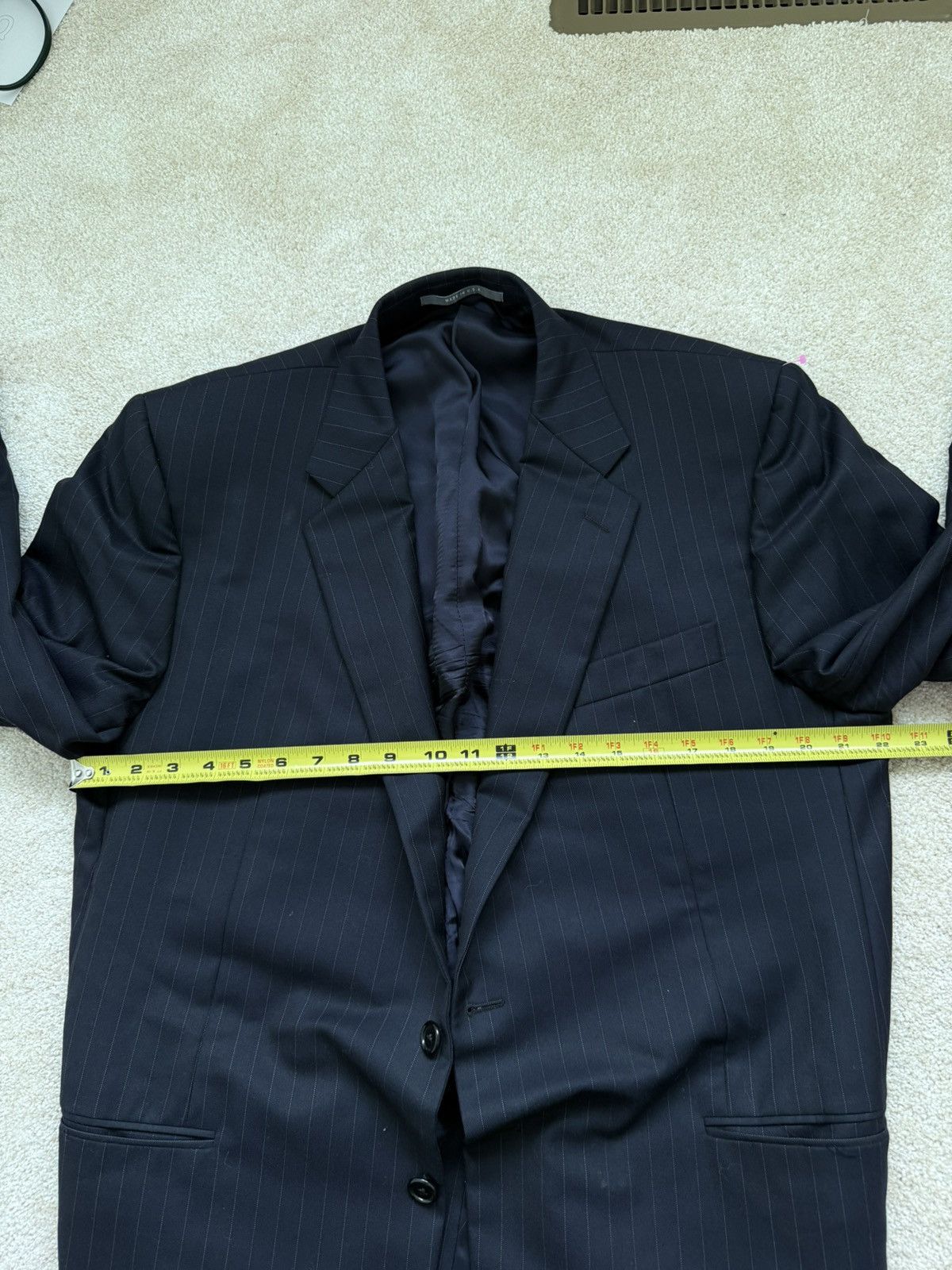 Hickey Freeman LORO PIANA X HICKEY FREEMAN TASMANIAN SUIT Size 44R - 12 Thumbnail