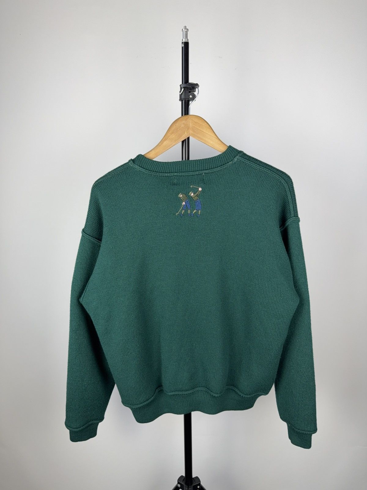 Designer × Vintage Vintage 90s Big LOGO golf wool knitted sweater Y2K Men’s Size US S / EU 44-46 / 1 - 6 Thumbnail