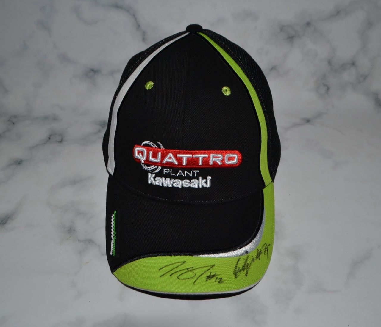 Formula 1 Quattro Plant Kawasaki Team Baseball Cap Hat RACING Kawasaki Size ONE SIZE - 2 Thumbnail