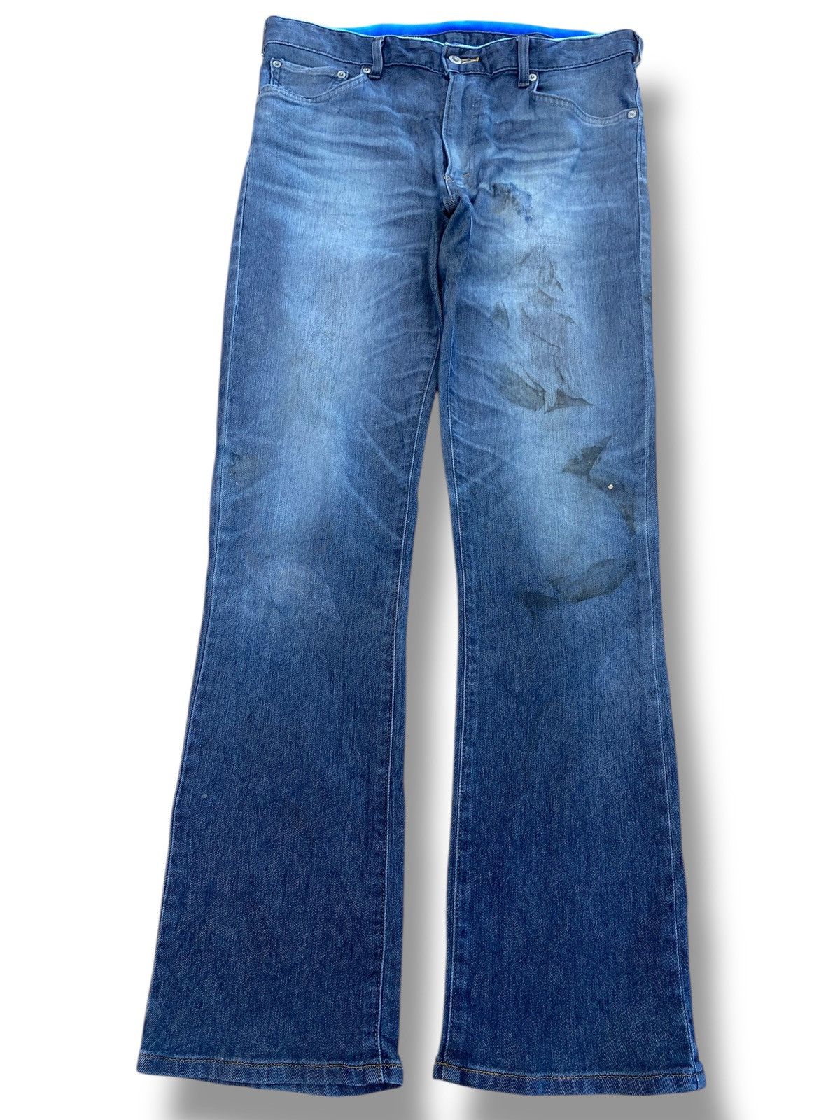 Edwin Faded Wash Whiskers Style Bootcut Soft Jeans