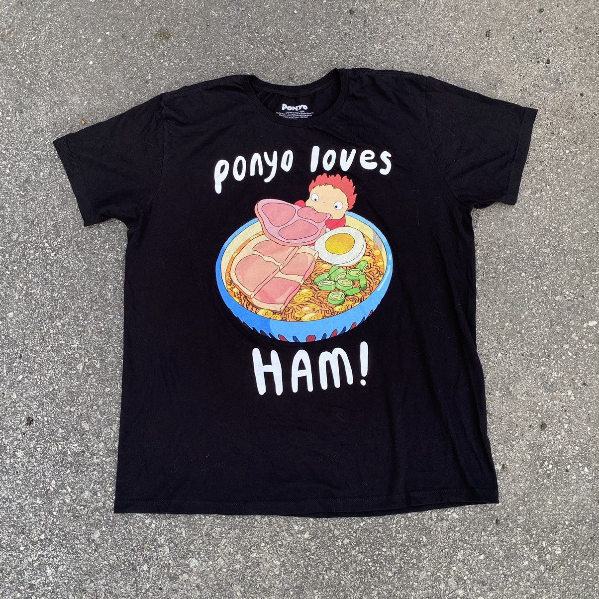 Anime × Vintage Vintage 2008 Ponyo Studio Ghibli Anime Tee Size US XXL / EU 58 / 5 - 2 Thumbnail