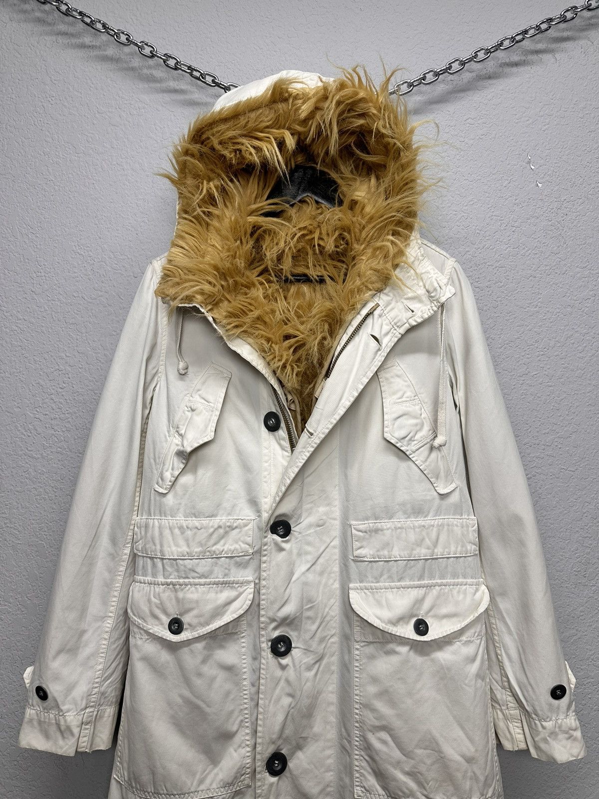 If Six Was Nine Japan Ifsixwasnine Fur Goa Tornado Mart Jacket Isay Miyake Size US M / EU 48-50 / 2 - 2 Thumbnail