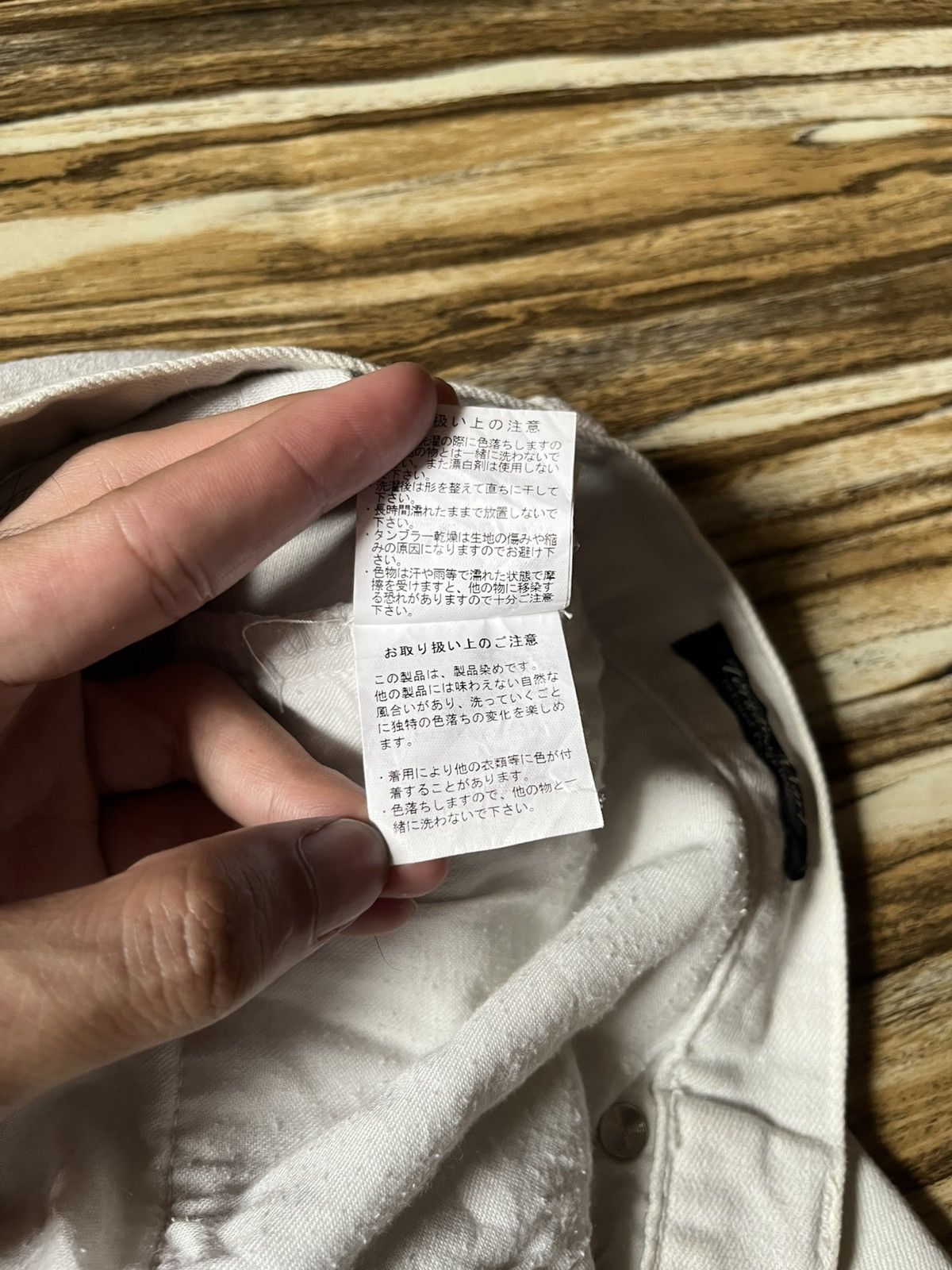 Japanese Brand Y2K Luster Clawmark White Jeans Dior Inspired Size US 34 / EU 50 - 17 Thumbnail