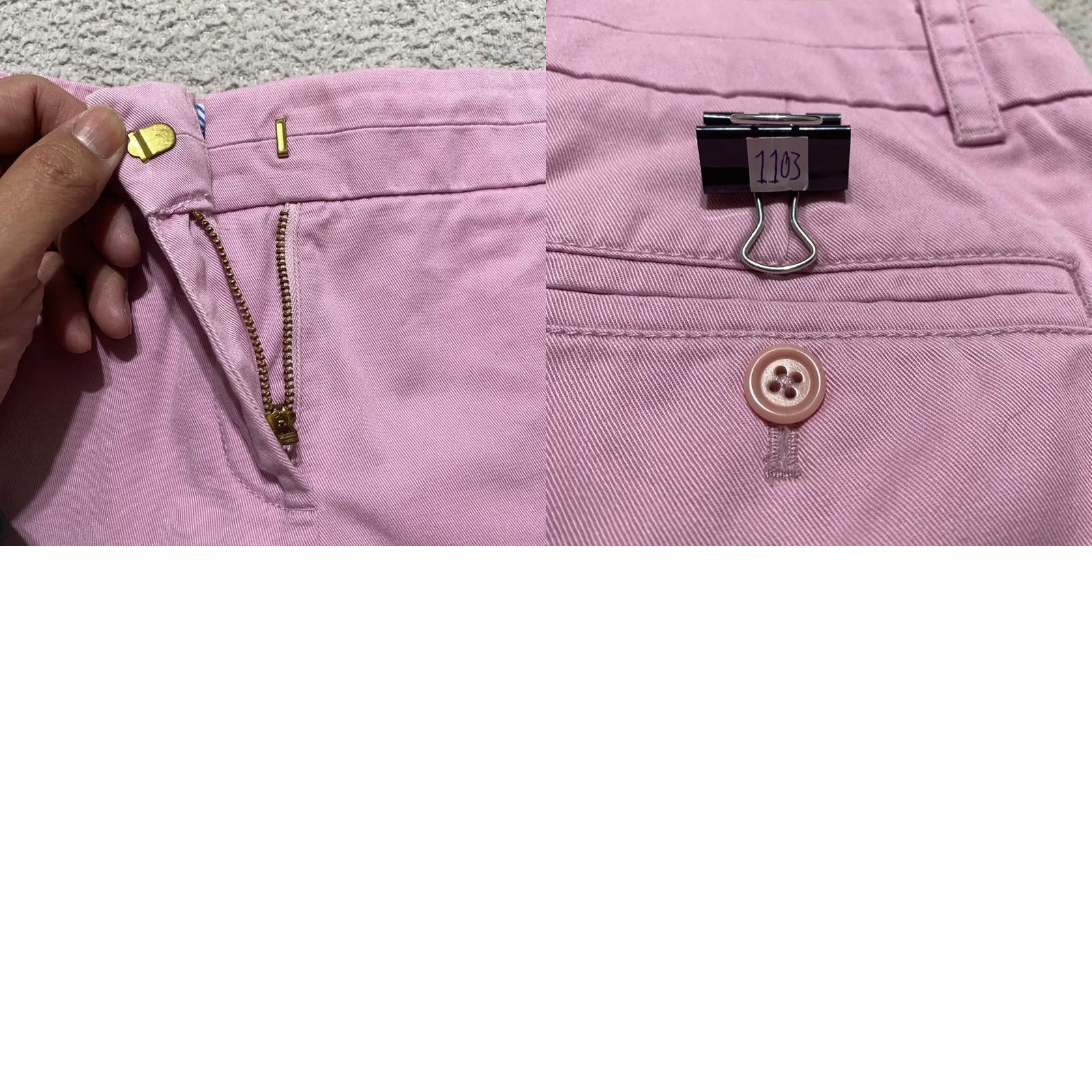 J.Crew J.CREW Shorts Pink 100% Cotton Mid Rise 4" Inseam Pockets Lightweight Casual Womens" Size 27" / US 4 / IT 40 - 8 Thumbnail