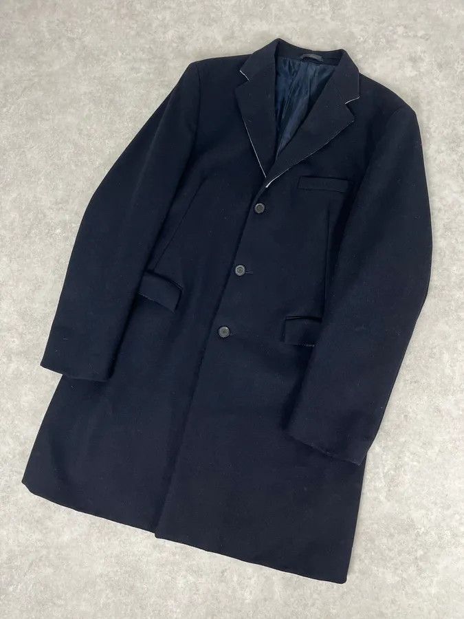 Jil Sander Jil Sander Navy Wool Long Coat Size US M / EU 48-50 / 2 - 4 Thumbnail