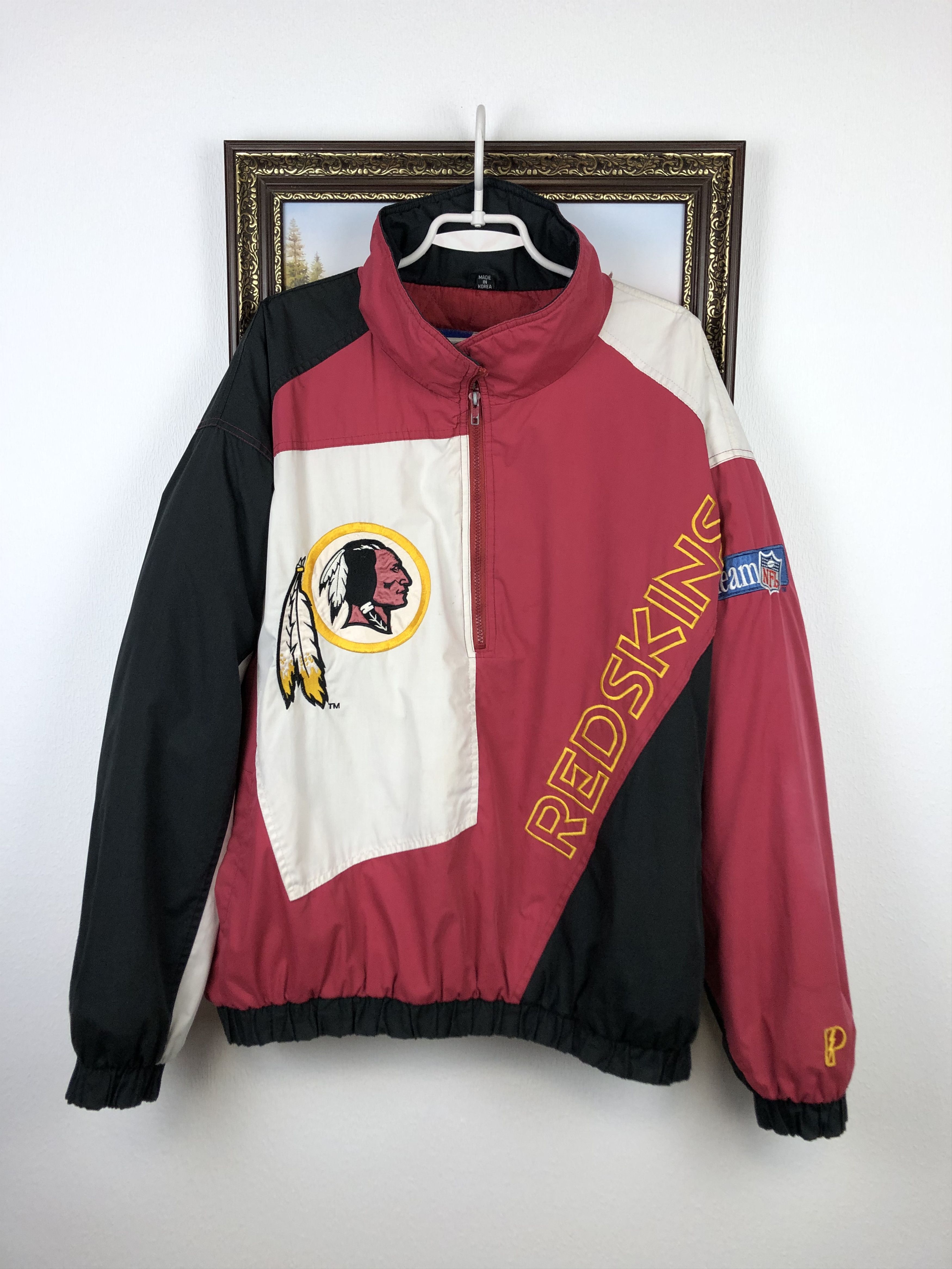 NHL × Vintage Vintage Pro Player Washington Redskins Jacket Mens Bomber Size US XXL / EU 58 / 5 - 3 Thumbnail